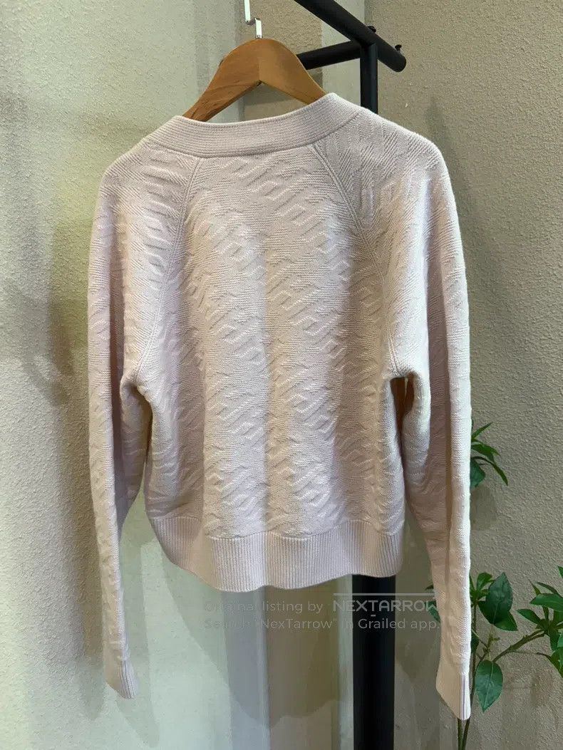 Hermes Hermes Pink Wool Knit Open Cardigan Size XXS / US 00 / IT 34 - 2 Thumbnail