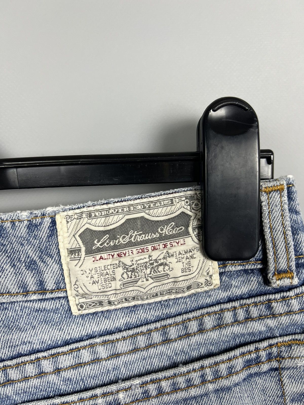 Levi's Vintage Clothing Rare Levi’s vintage custom patchwork silver tab jeans shorts Size 27" / US 4 / IT 40 - 3 Thumbnail