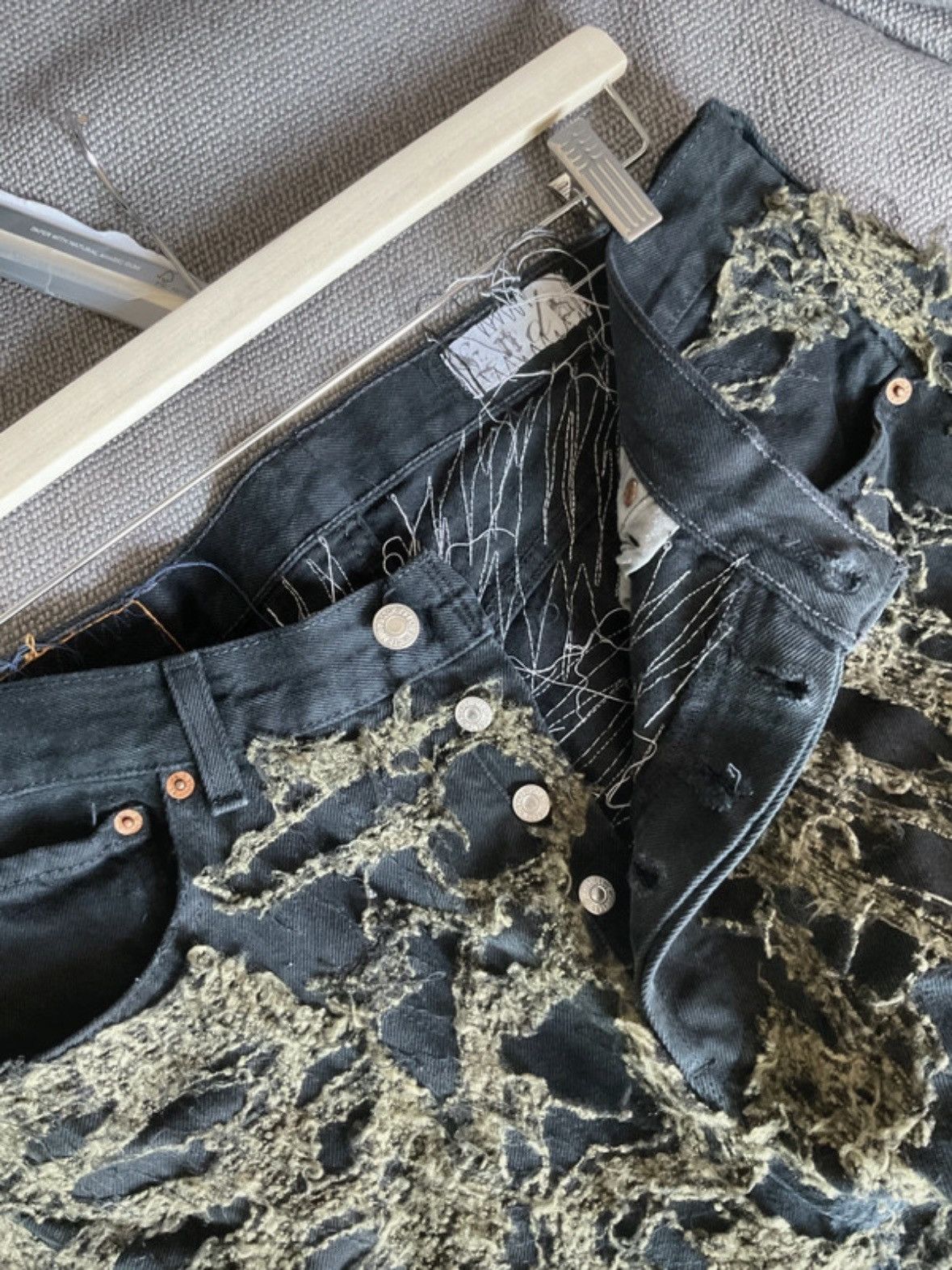 Ends Repair Ends repair stitch work denim jeans Size US 31 - 7 Thumbnail