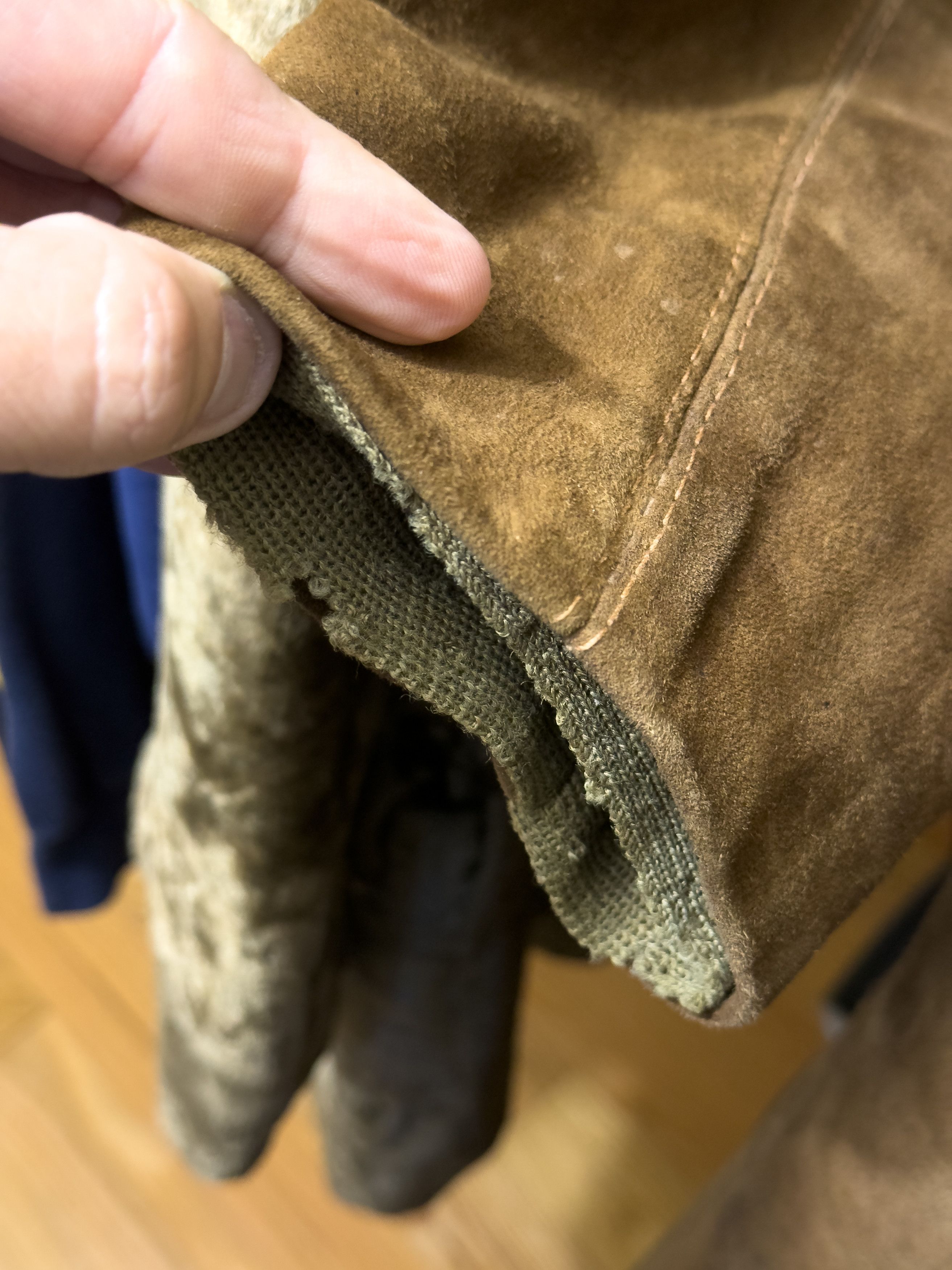 Other Vintage Brown Suede Leather Field Jacket Italy Sourced Size US M / EU 48-50 / 2 - 10 Thumbnail