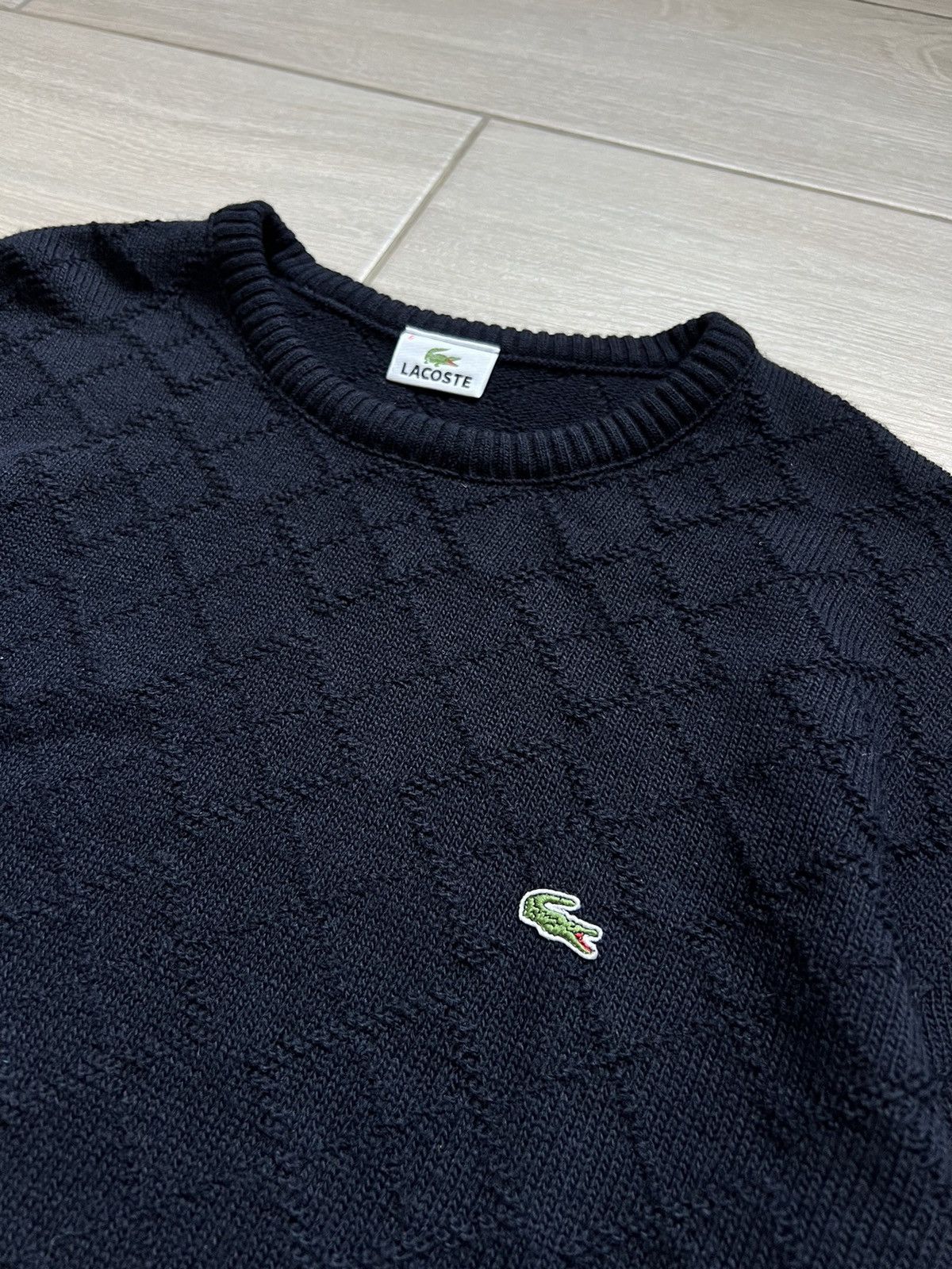 Lacoste Vintage Lacoste Sweater Wool Knit Baggy 90s France 🇫🇷 Size US XL / EU 56 / 4 - 6 Thumbnail