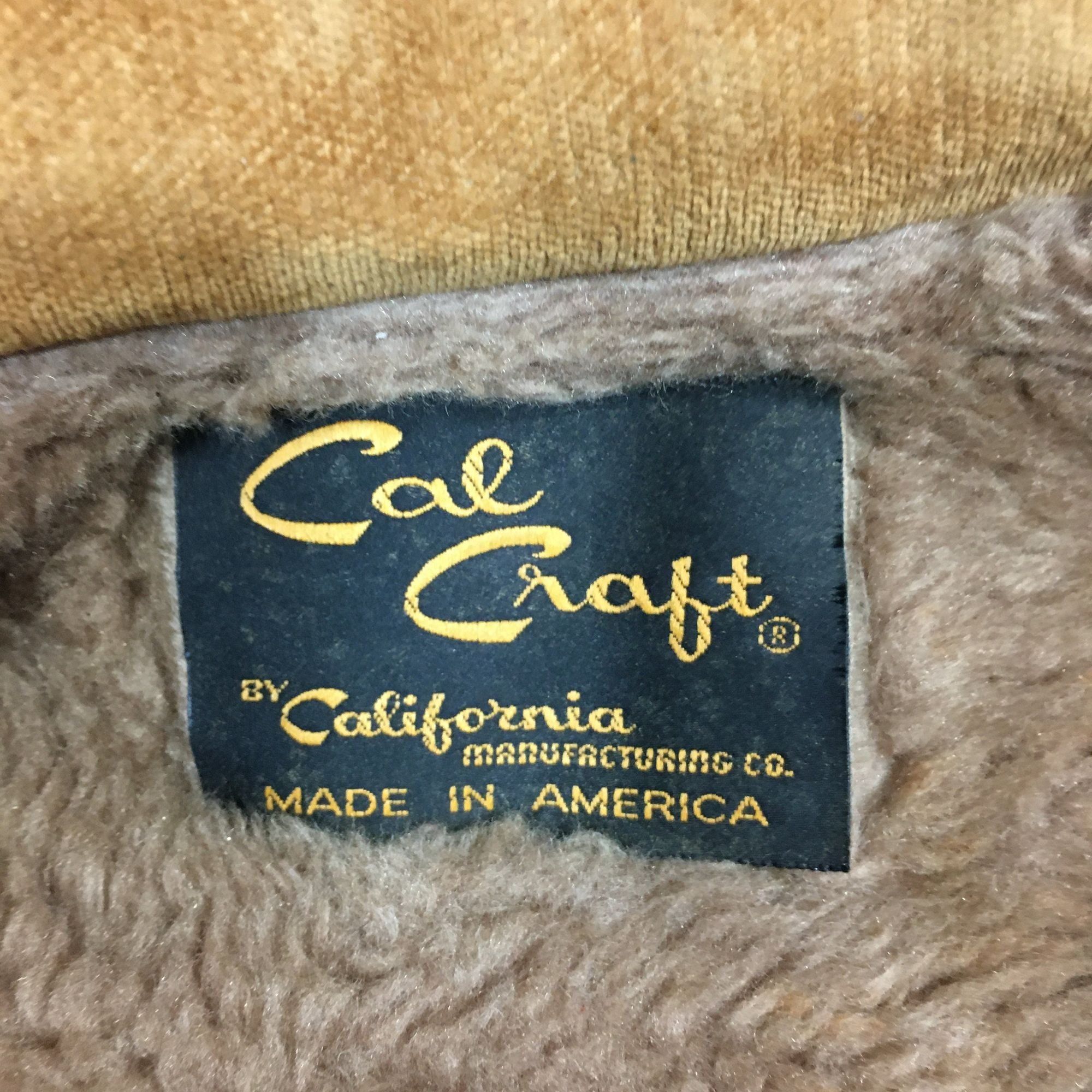 Other Vtg Cal Craft California Brown Velour VELVET Biker Jacket Size US S / EU 44-46 / 1 - 4 Thumbnail