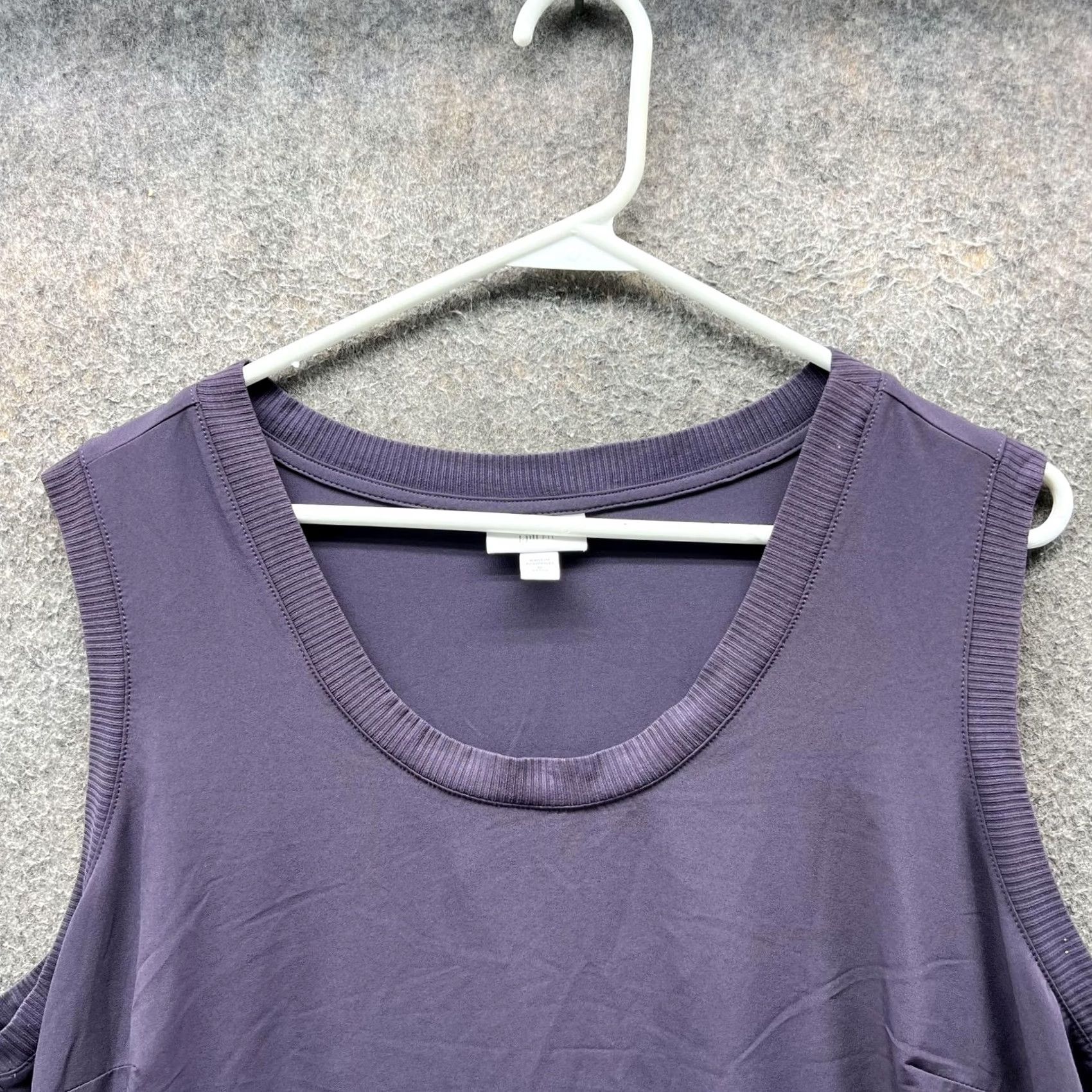 J. Jill J. Jill Tank Top Womens Petite XL Purple Pocket Tunic Sleeveless Scoop Neck Knit Tunic Vest? Size XL / US 12-14 / IT 48-50 - 5 Thumbnail