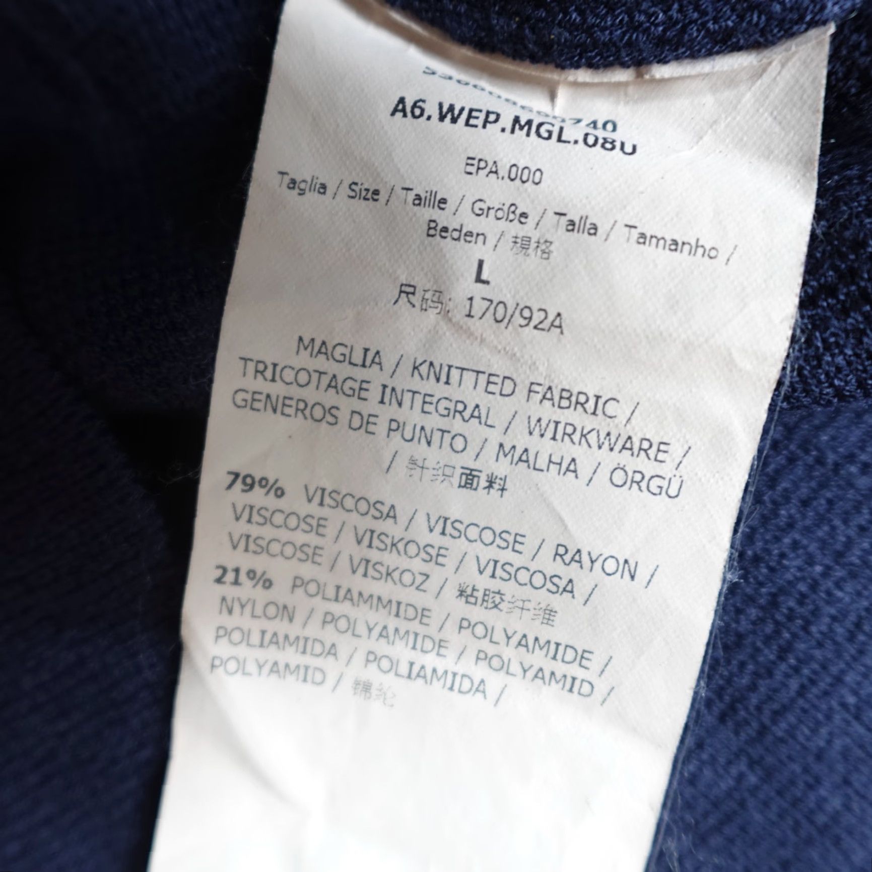 Max Mara MaxMara Womens Sweater Large Blue Zip Size L / US 10 / IT 46 - 6 Thumbnail
