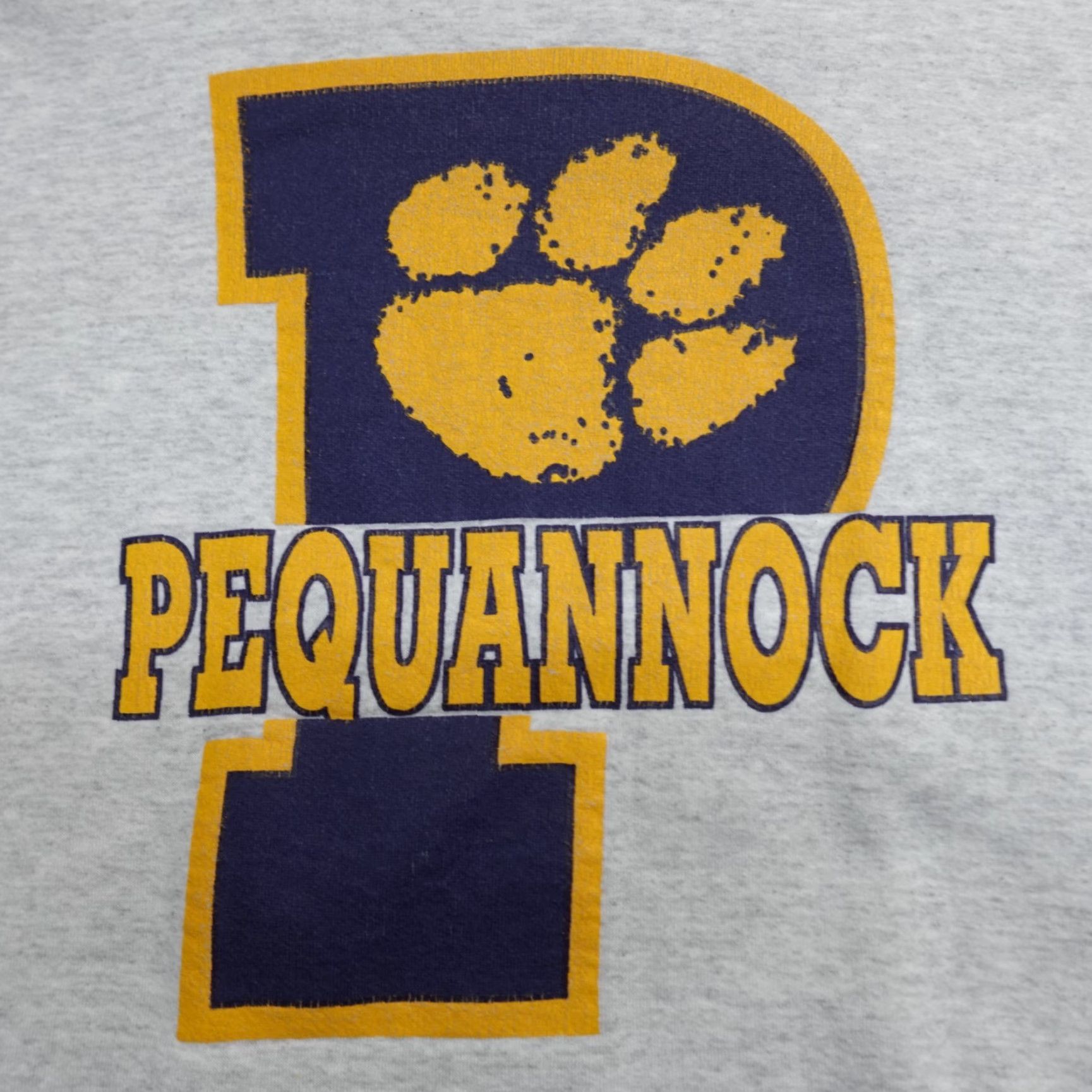 Vintage VINTAGE Pequannock Panthers Sweatshirt Large Gray Crew Neck Men Senior? Size US L / EU 52-54 / 3 - 2 Thumbnail