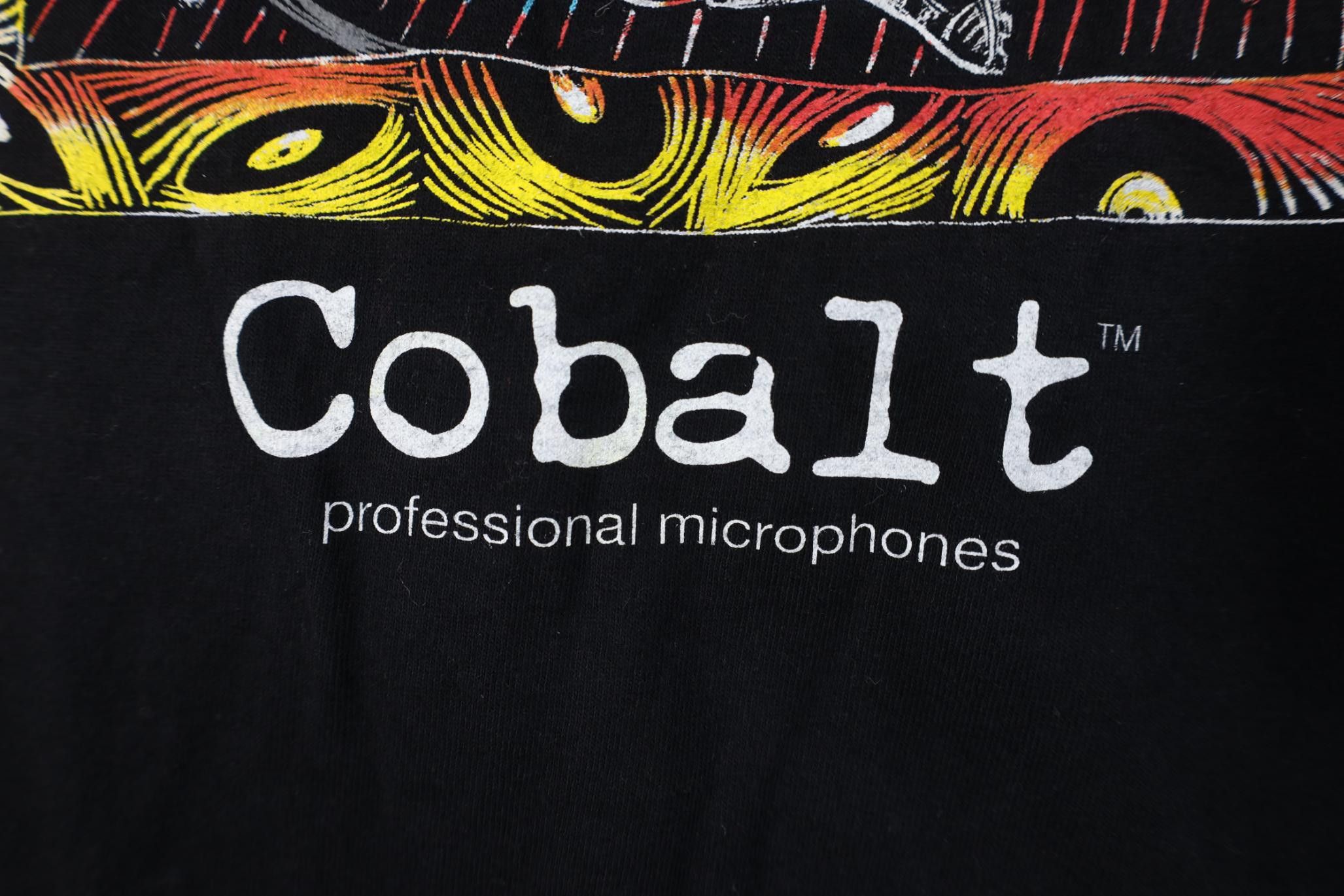 Vintage Vintage 90s Art Cobalt Professional Microphones T-Shirt Size US XXL / EU 58 / 5 - 11 Thumbnail