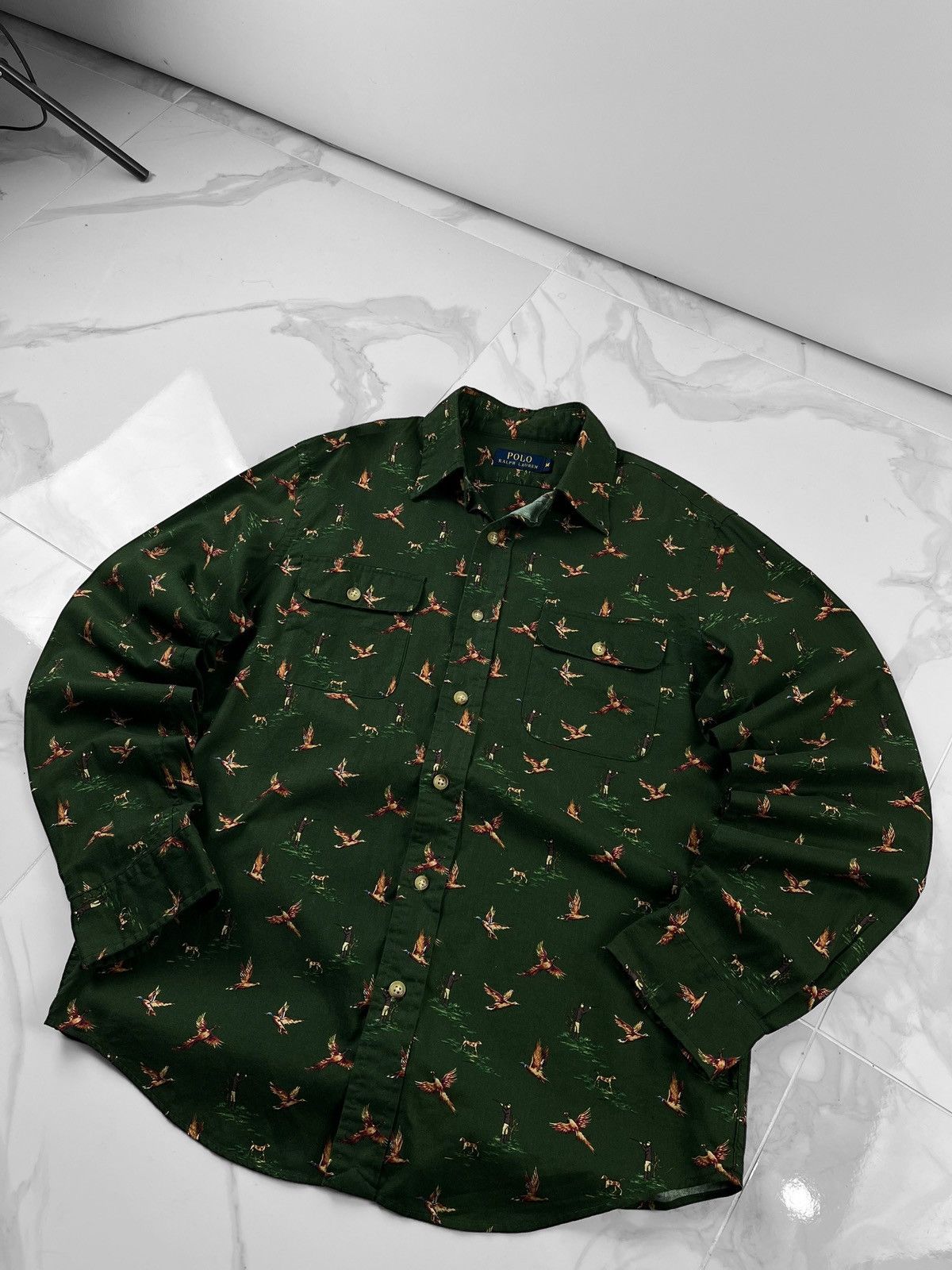 Polo Ralph Lauren Polo ralph lauren monogram bird shirt Size US M / EU 48-50 / 2 - 4 Thumbnail