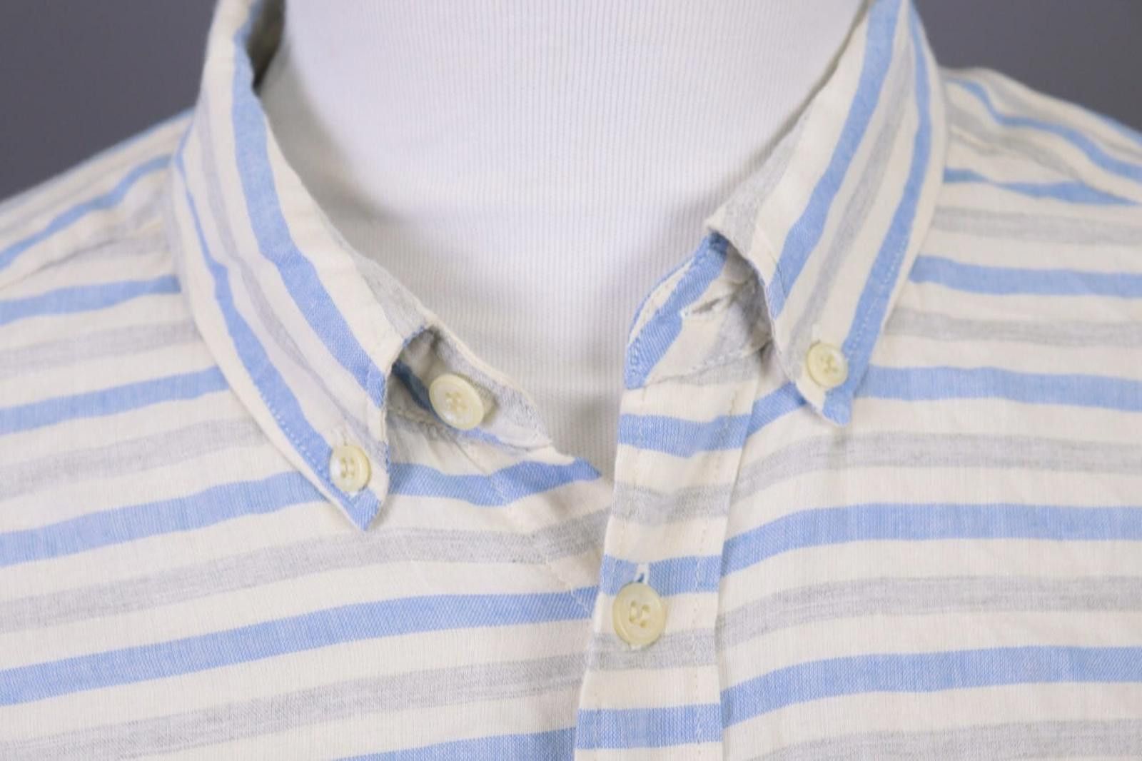 Allsaints AllSaints Multicolor Striped Button Down Shirt Size L Size US L / EU 52-54 / 3 - 4 Thumbnail