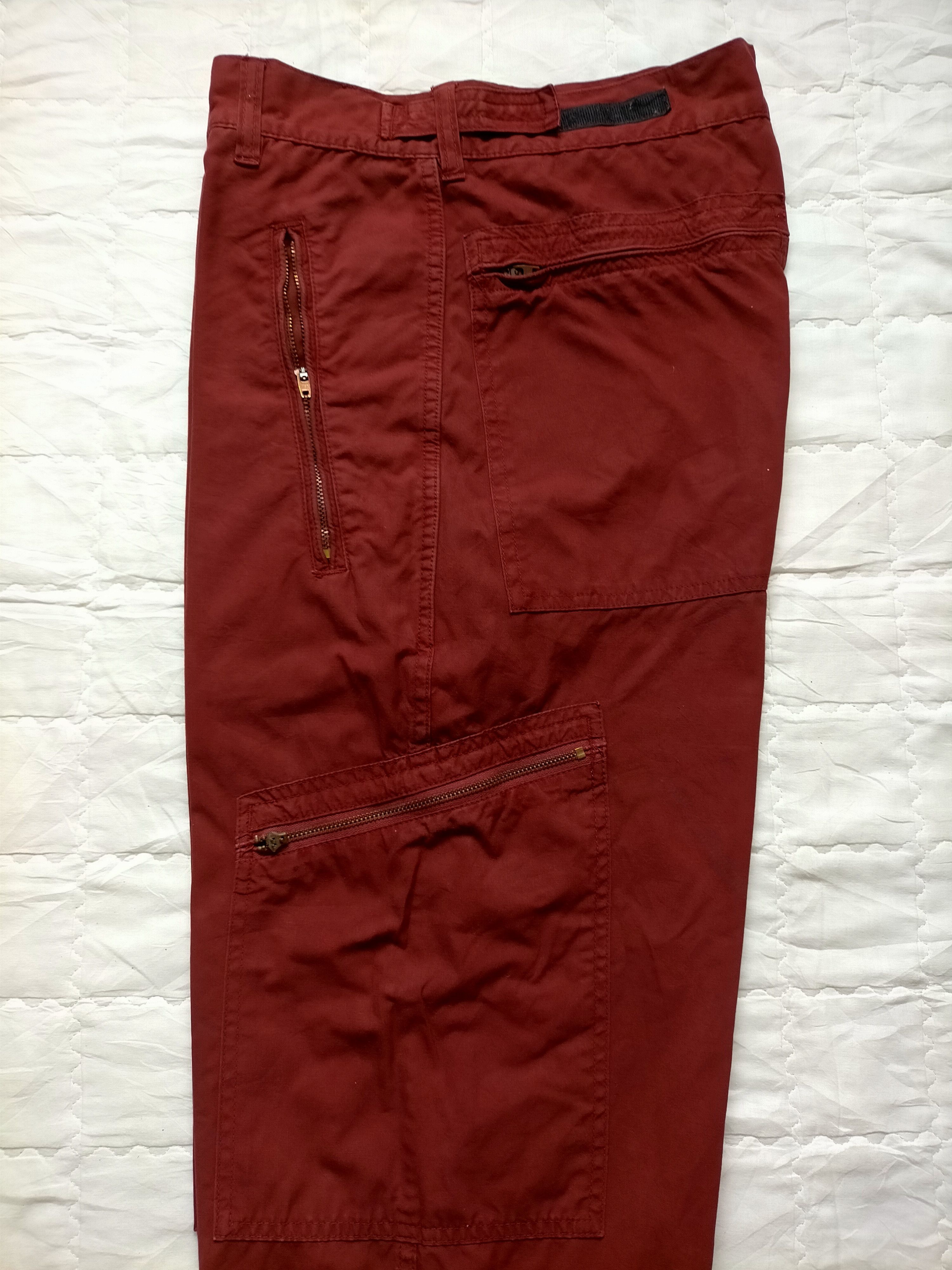 Stussy Stussy Authentic Gear Multipocket Zipped Red Pants Size US 30 / EU 46 - 10 Thumbnail