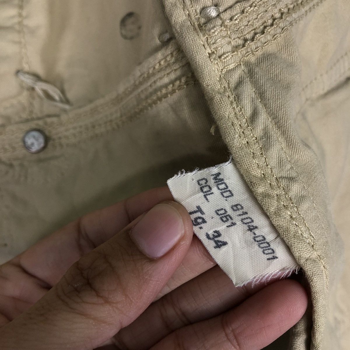If Six Was Nine 🔥Vtg Biker Jacket Lena Lange Japan Bondage Button Size US M / EU 48-50 / 2 - 17 Thumbnail