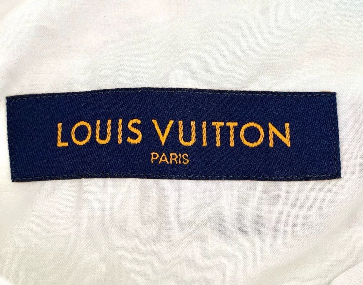 Louis Vuitton Louis Vuitton Lv logo white cotton long sleeved shirt Size US S / EU 44-46 / 1 - 5 Thumbnail