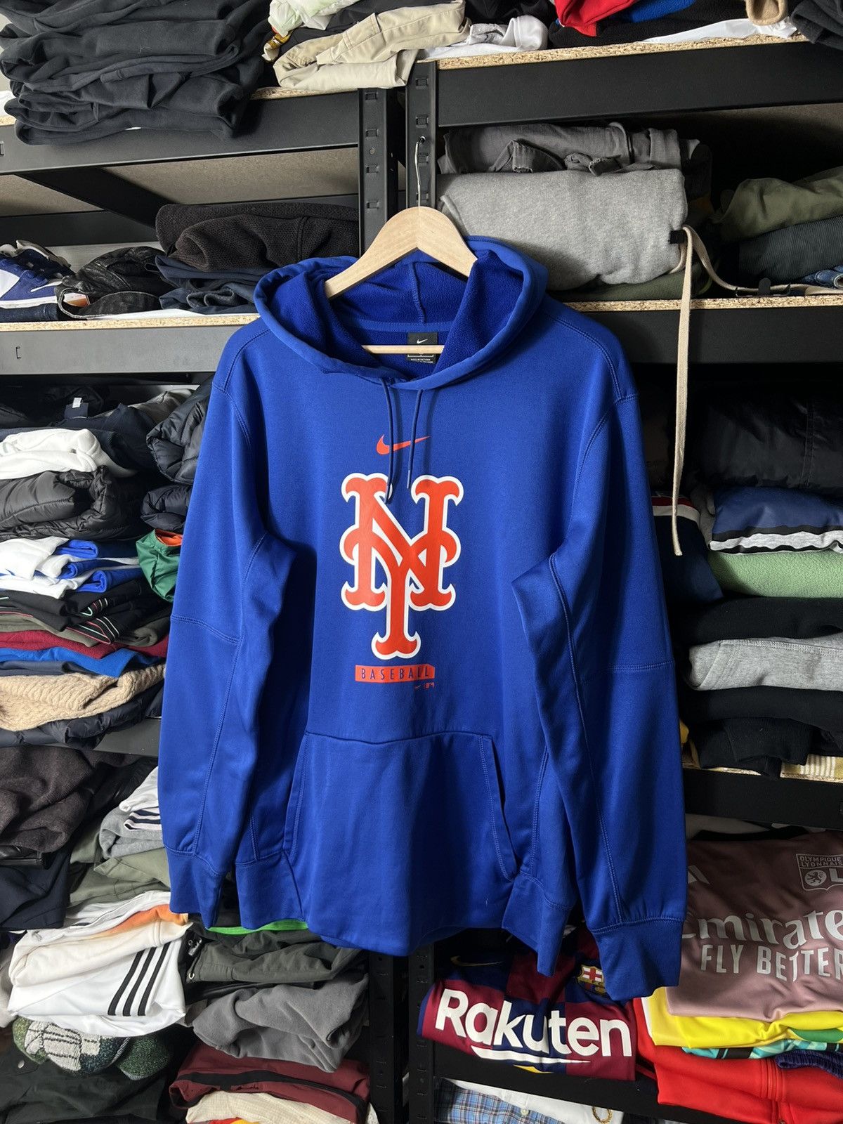 Nike Nike New York Mets Hoodie Dri-Fit Blue MLB Baseball Size L Size US L / EU 52-54 / 3 - 1 Thumbnail