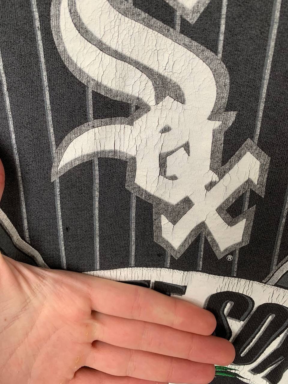 MLB × Vintage Vintage 1991 Starter Chicago White Sox Tee Shirt Size US L / EU 52-54 / 3 - 4 Thumbnail