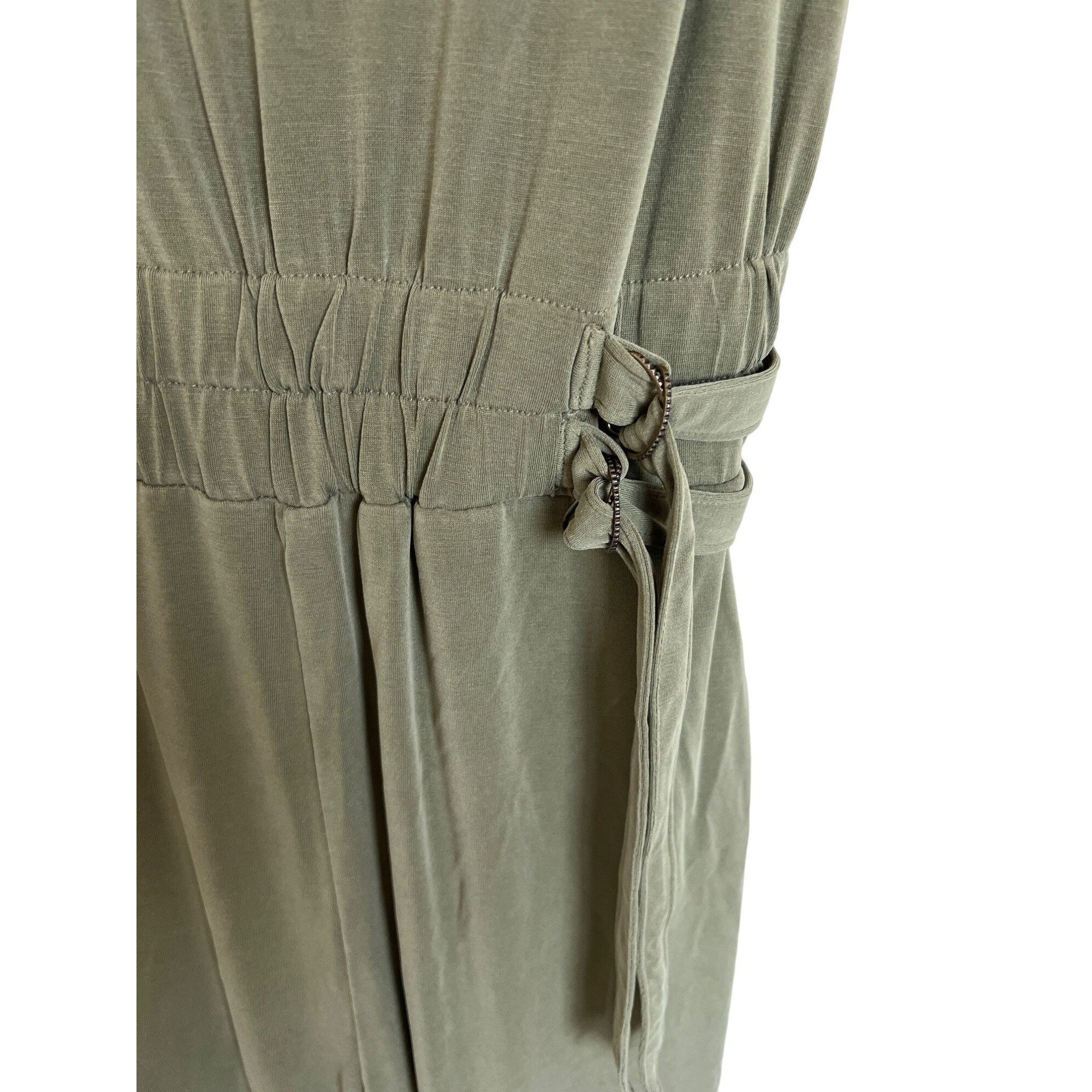 Anthropologie Saturday/Sunday Olive Green Jumpsuit Size 26" / US 2 / IT 38 - 5 Thumbnail
