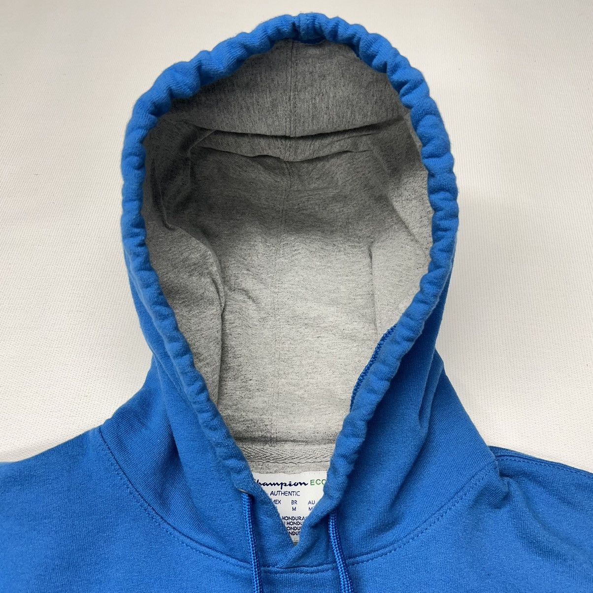 Champion Champion Eco Hoodie Blue Sweatshirt Pullover Sweater Logo Size US M / EU 48-50 / 2 - 7 Thumbnail