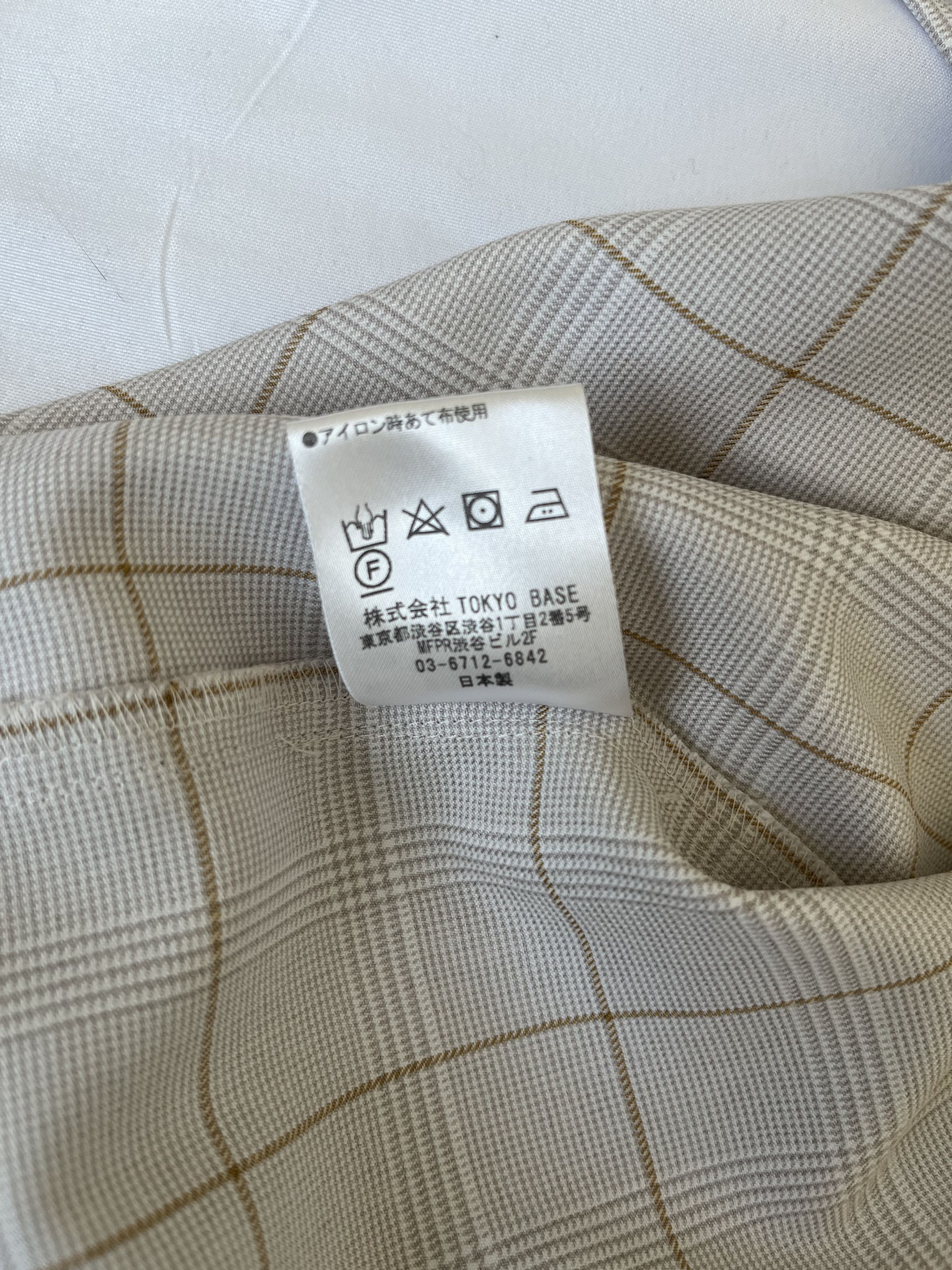 Number (N)ine Plaid Camp Collar Shirt Size US S / EU 44-46 / 1 - 6 Thumbnail