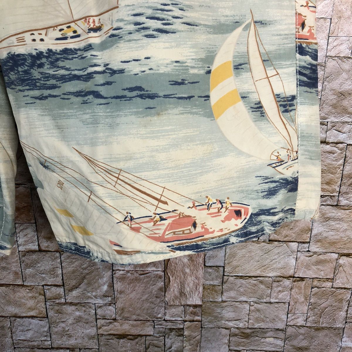 Polo Ralph Lauren Polo Ralph Lauren Sailboat Nautical Beach Shorts Yacht #A137 Size US 30 / EU 46 - 8 Thumbnail