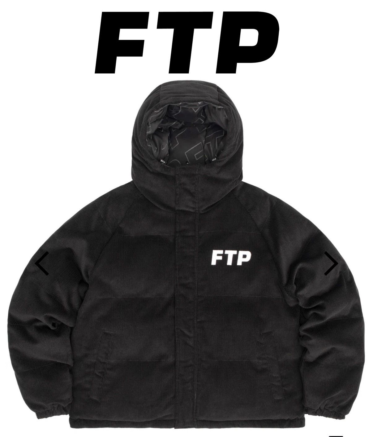 Fuck The Population FTP Corduroy Reversible Logo Puffer size Medium Size US M / EU 48-50 / 2 - 1 Thumbnail