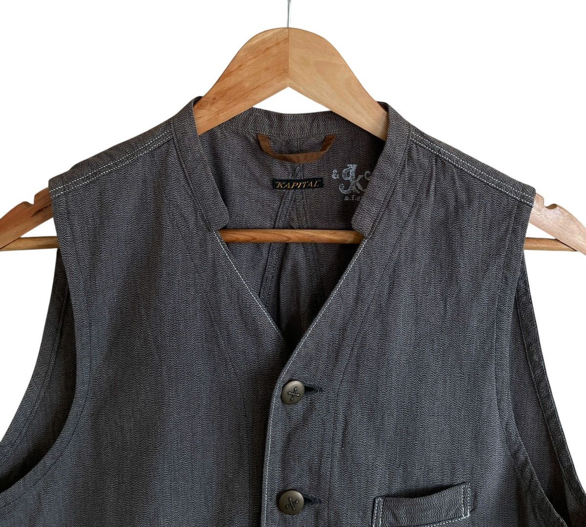 Kapital Rare Vintage Japanese Brand Kapital Military Vests 1990s Size US S / EU 44-46 / 1 - 4 Thumbnail