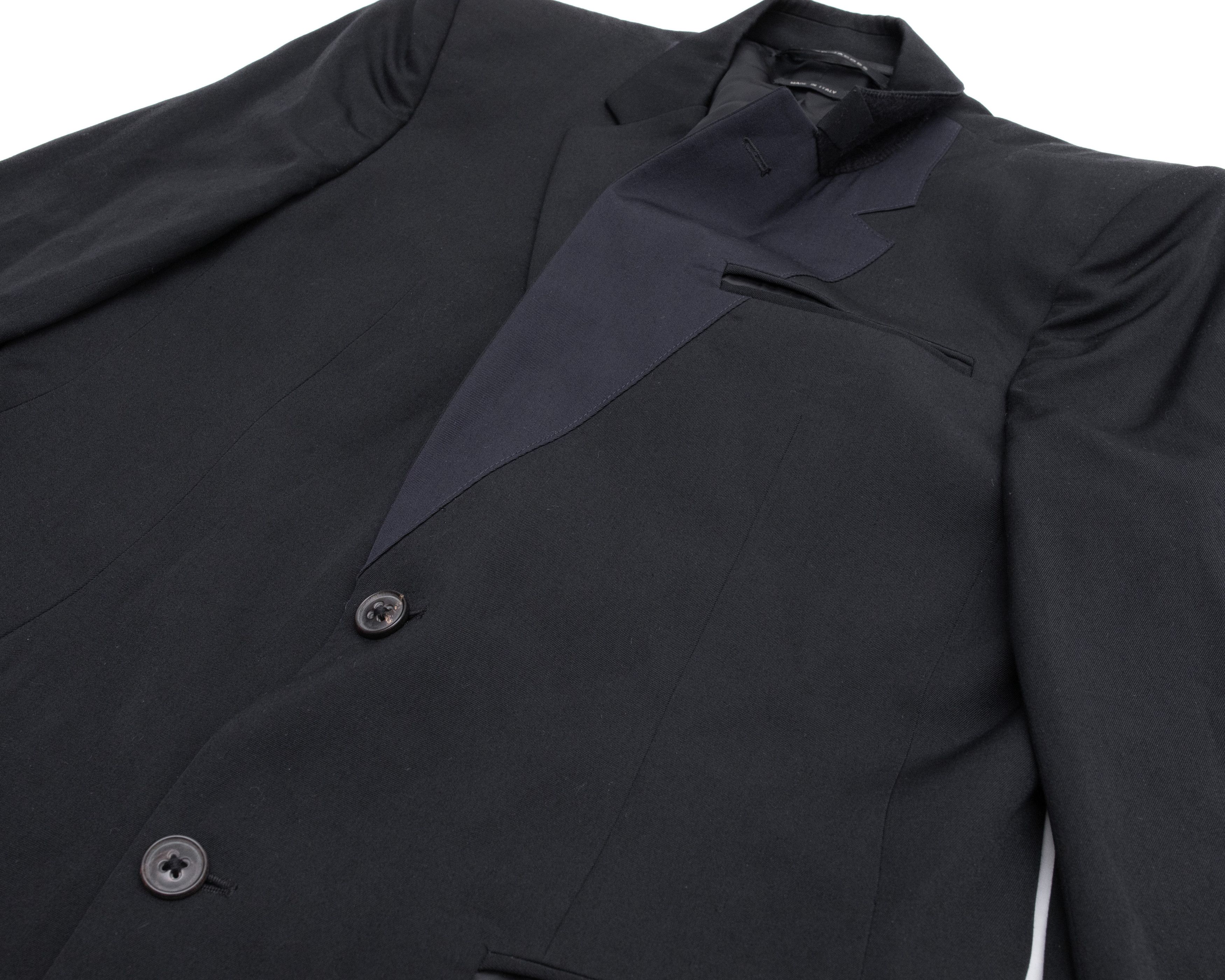Marc Jacobs MARC JACKOBS 1,4k$ Wool Tuxedo Blazer Size US M / EU 48-50 / 2 - 2 Thumbnail
