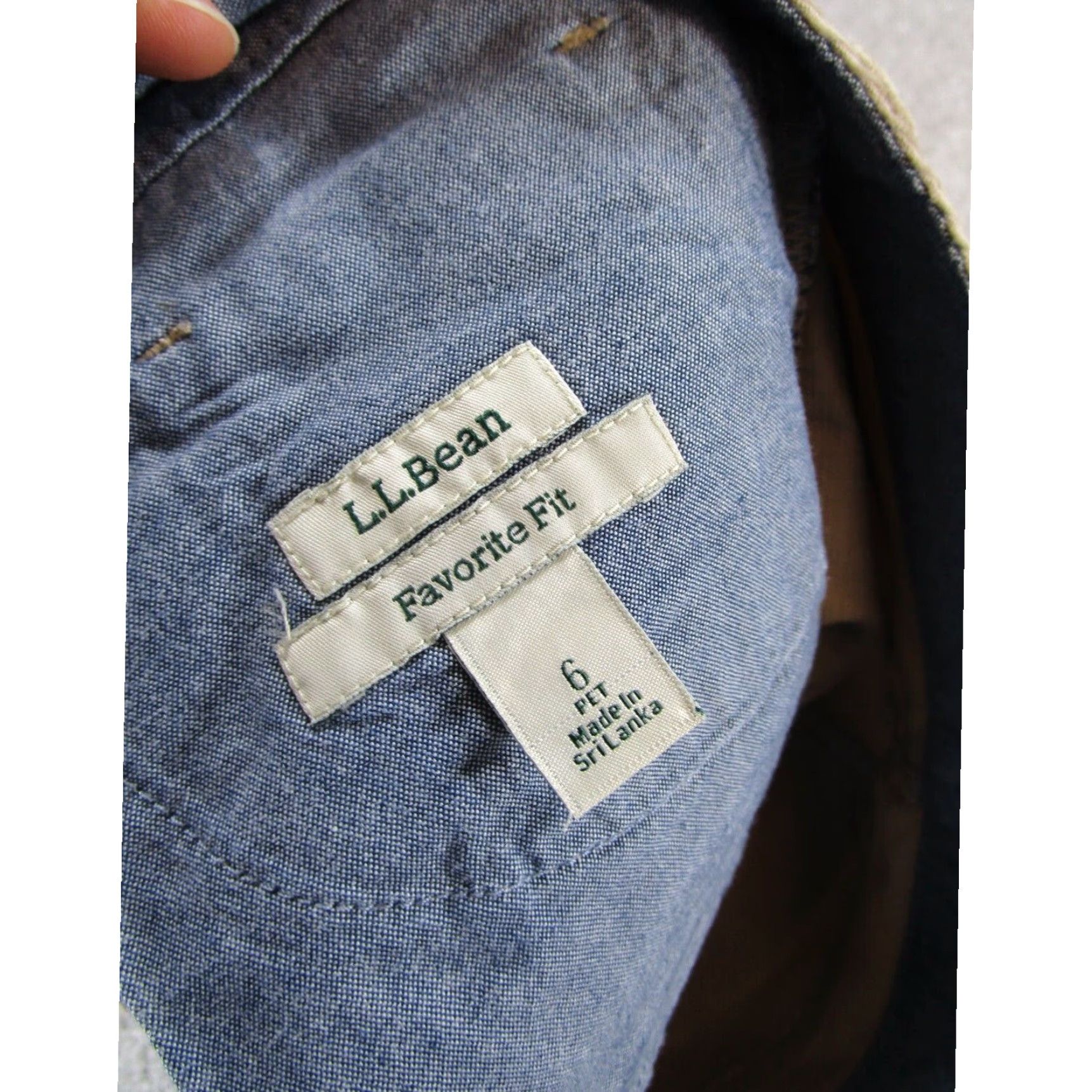 Vintage L.L.Bean Corduroy Skirt Women's Petite 6P Knee Length Brown Size 28" / US 6 / IT 42 - 7 Thumbnail