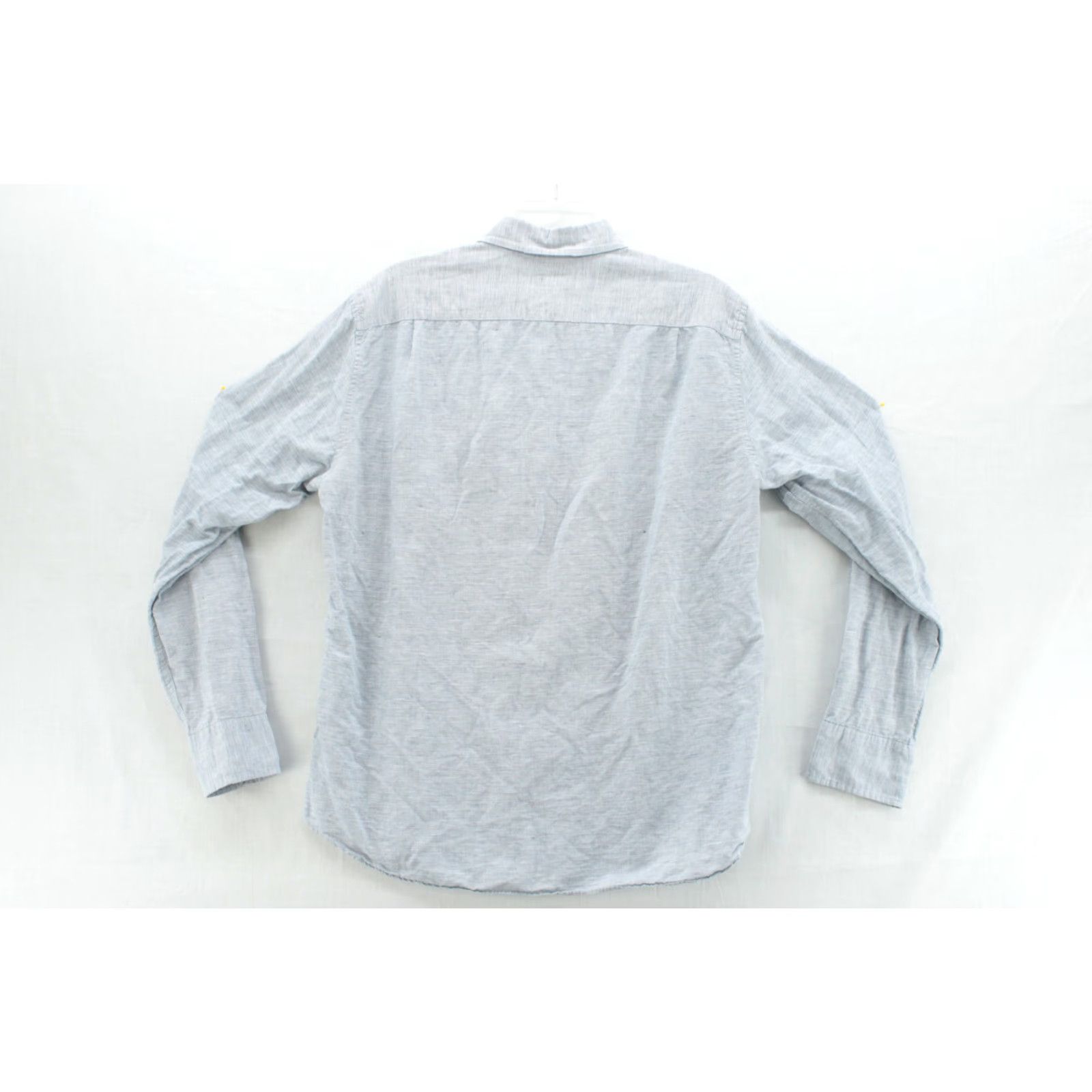 J.Crew J.CREW Shirt Mens Size Large Long Sleeve Gray Irish Linen Slim Fit Size US L / EU 52-54 / 3 - 3 Thumbnail