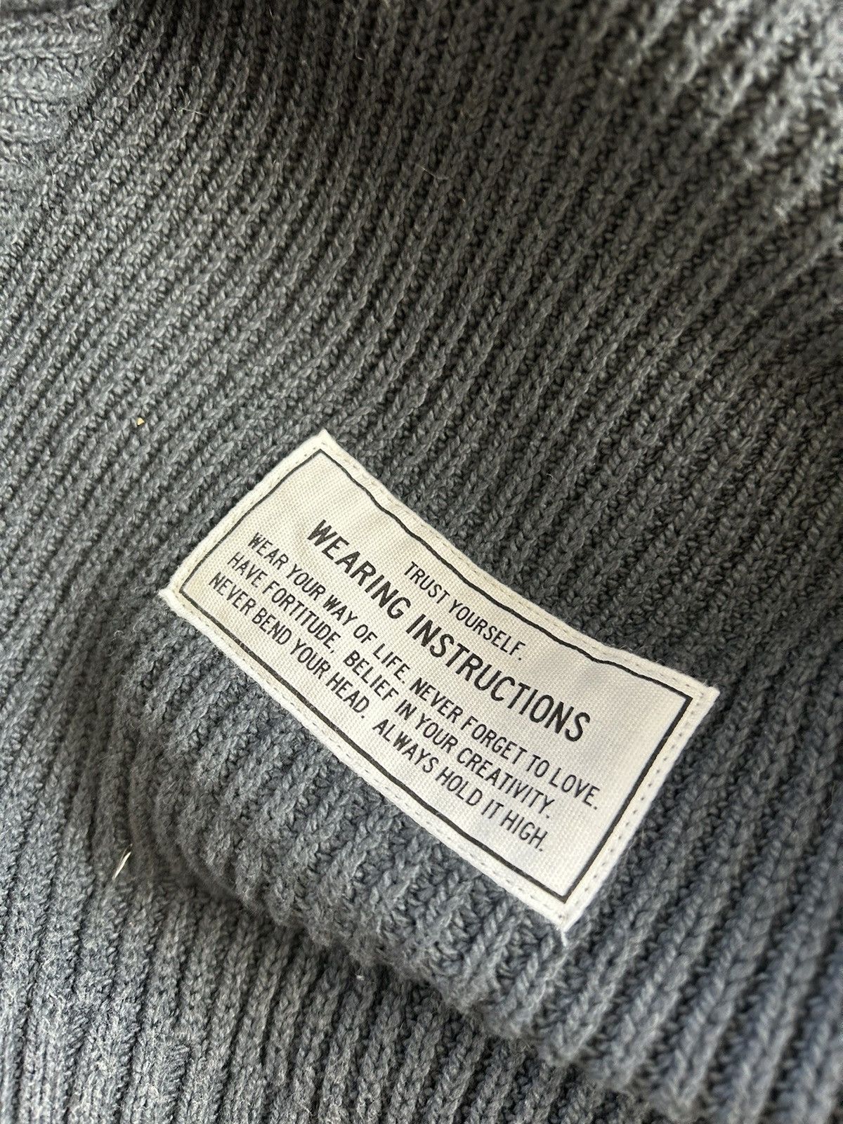 Maison MIHARA YASUHIRO Maison Mihara Yasuhiro grey distressed sweater Size US M / EU 48-50 / 2 - 6 Thumbnail