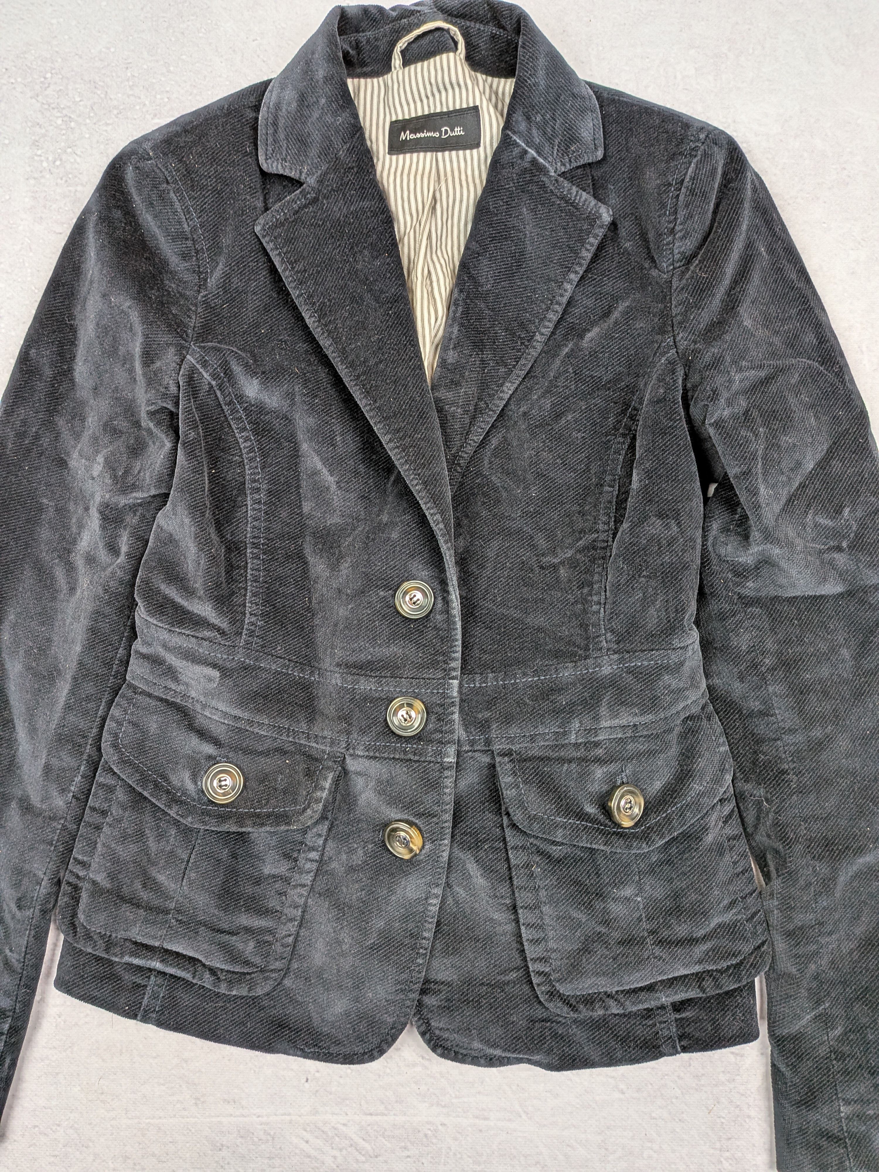 Massimo Dutti Massimo Dutti Velvet Blazer Winter Made in Portugal Size M Size M / US 6-8 / IT 42-44 - 6 Thumbnail