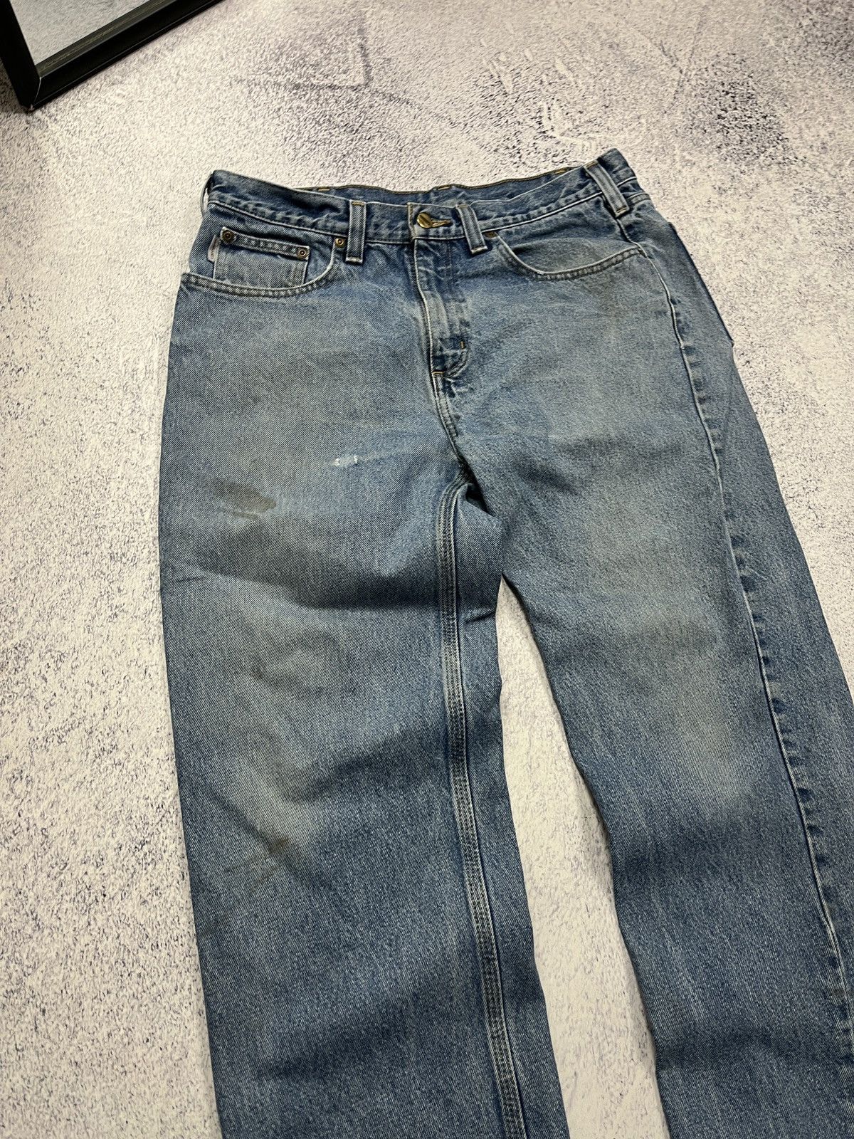 Carhartt Vintage Carhartt Jeans 34x32 Distressed Wash Workwear Y2K Size US 34 / EU 50 - 11 Thumbnail