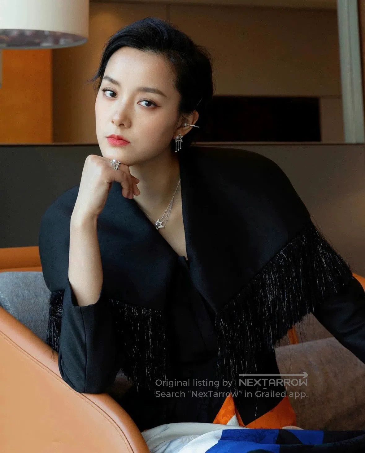 Loewe LOEWE Wool Silk Fringe Black Jacket. Size US S / EU 44-46 / 1 - 3 Thumbnail