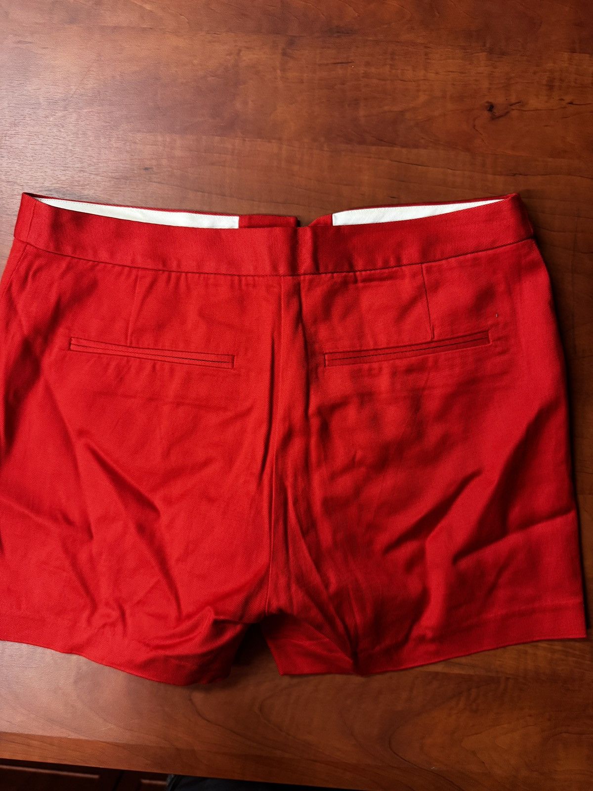 Alexander Wang T by Alexander Wang Red Tailored Shorts Size 26" / US 2 / IT 38 - 2 Thumbnail