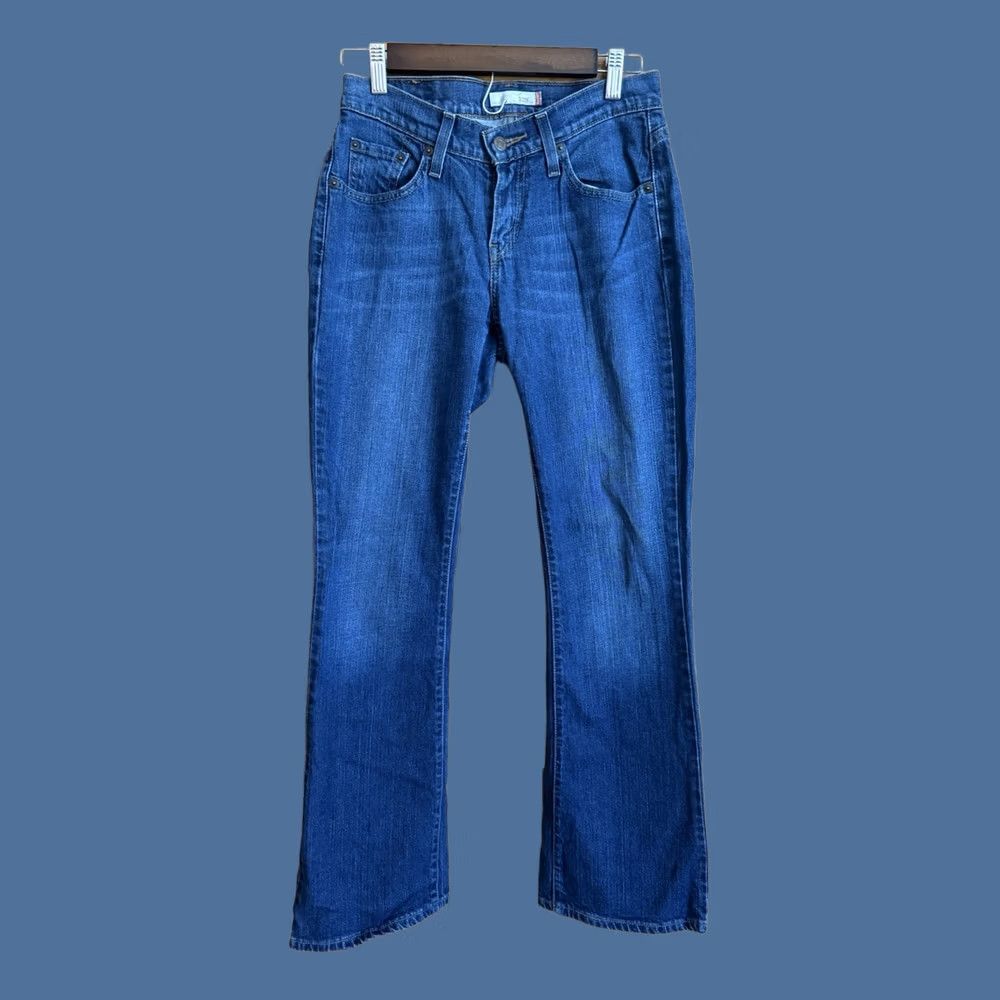Levi's Levi's 529 Jeans Bootcut Western Concert 90s Cowboys 5-Pocket Jeans Blue Denim Size 4 Womens Regular Jeans Size 27" / US 4 / IT 40 - 1 Thumbnail