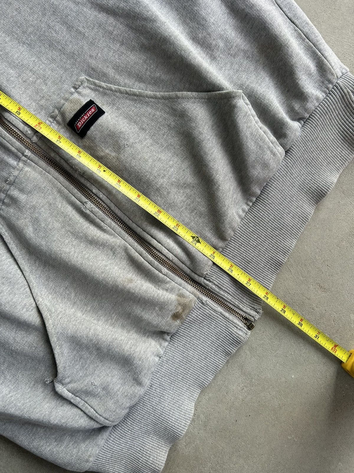 Dickies × Vintage Vintage Dickies Waffle Knit Lined Zip Hoodie Size US XL / EU 56 / 4 - 7 Thumbnail