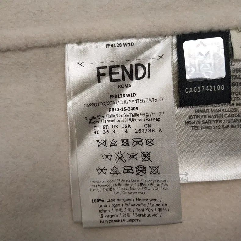 Fendi Fendi Wool and fox fur poncho coat Size XS / US 0-2 / IT 36-38 - 5 Thumbnail