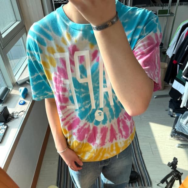 Bape BAPE Tie Dye Tee Size US L / EU 52-54 / 3 - 3 Thumbnail