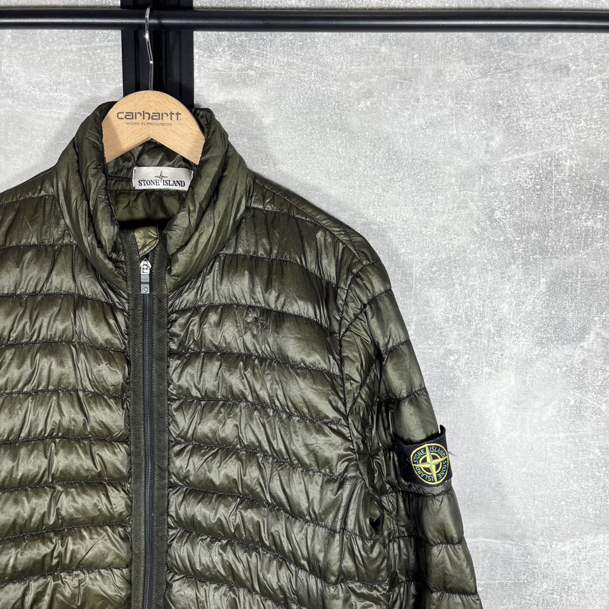 Stone Island STONE ISLAND GARMENT DYED DOWN 26 GR X DOWN PUFFER JACKET Size US L / EU 52-54 / 3 - 3 Thumbnail