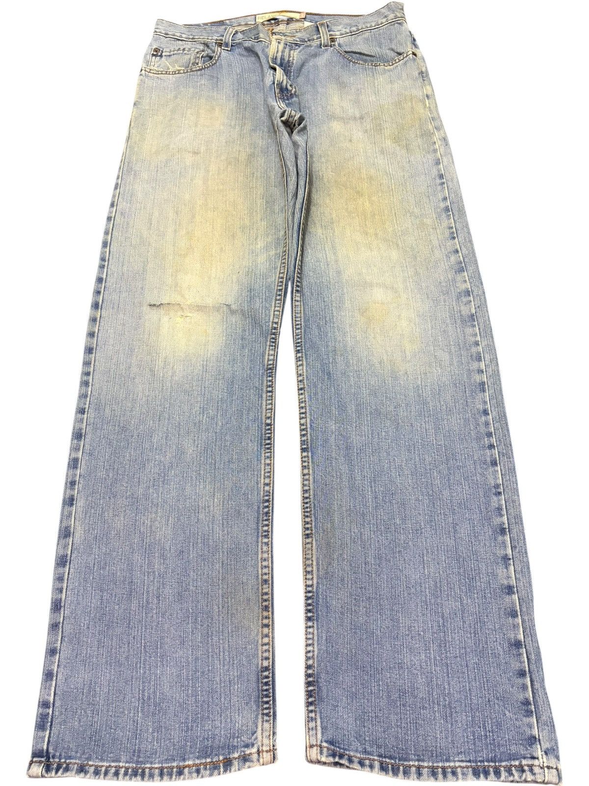 Levi's Vintage 90s Levis 559 Mud Wash Distress Baggy Jeans Size US 34 / EU 50 - 1 Thumbnail