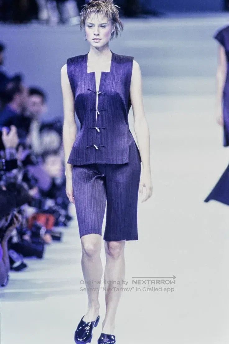 Issey Miyake Issey Miyake Purple Vest Size M / US 6-8 / IT 42-44 - 1 Thumbnail