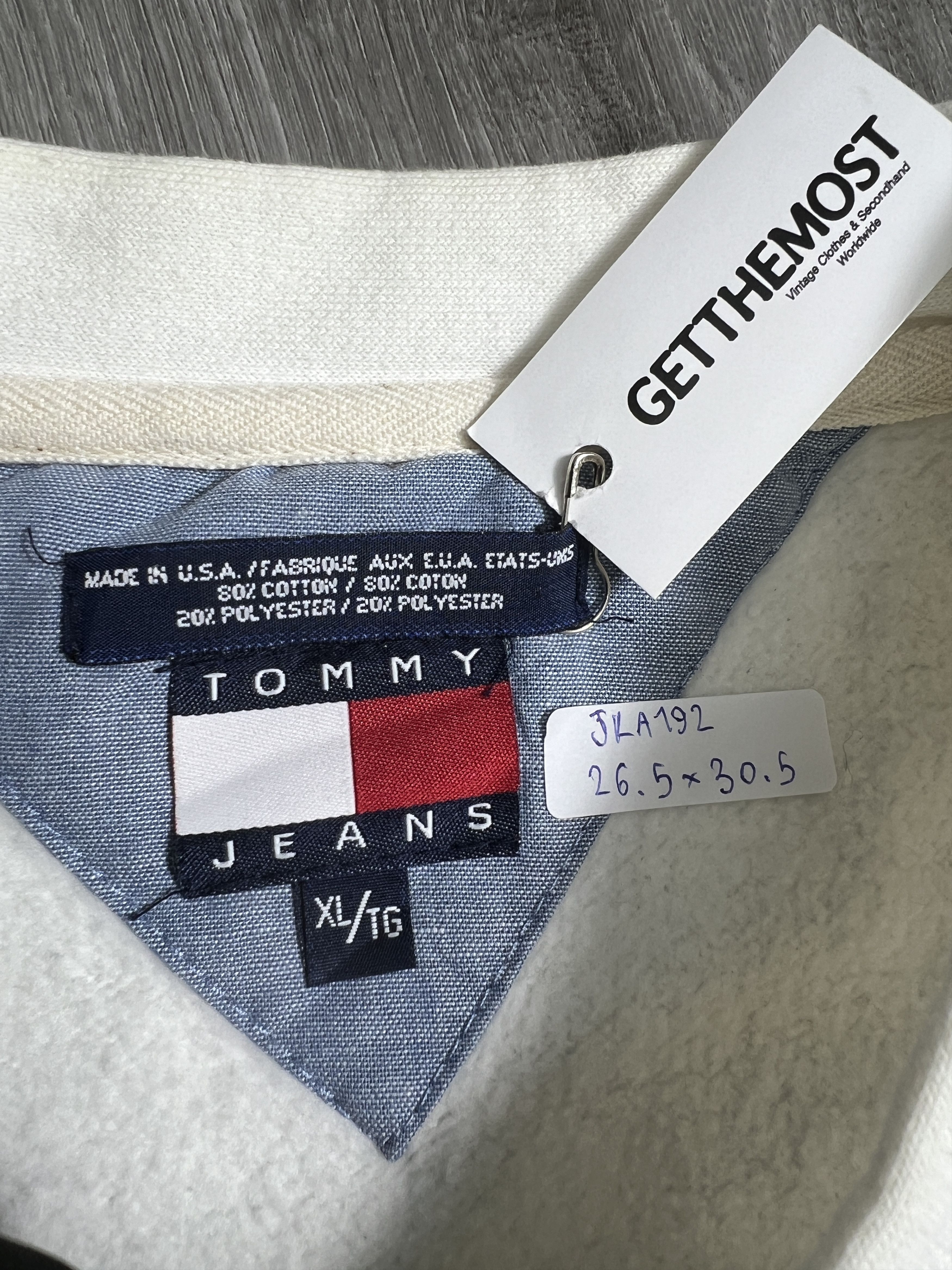 Tommy Jeans Vintage Tommy Jeans Striped Sweatshirt (XL) JKA192 Size US XL / EU 56 / 4 - 2 Thumbnail
