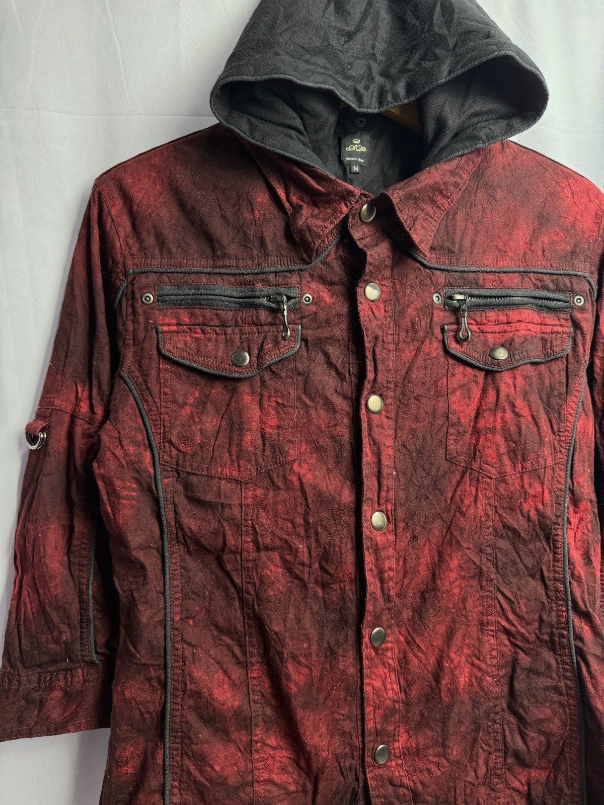 Hysteric Glamour × If Six Was Nine × Japanese Brand Double Layers Semanticdesign Long Shirt with hoodie Size US M / EU 48-50 / 2 - 6 Thumbnail