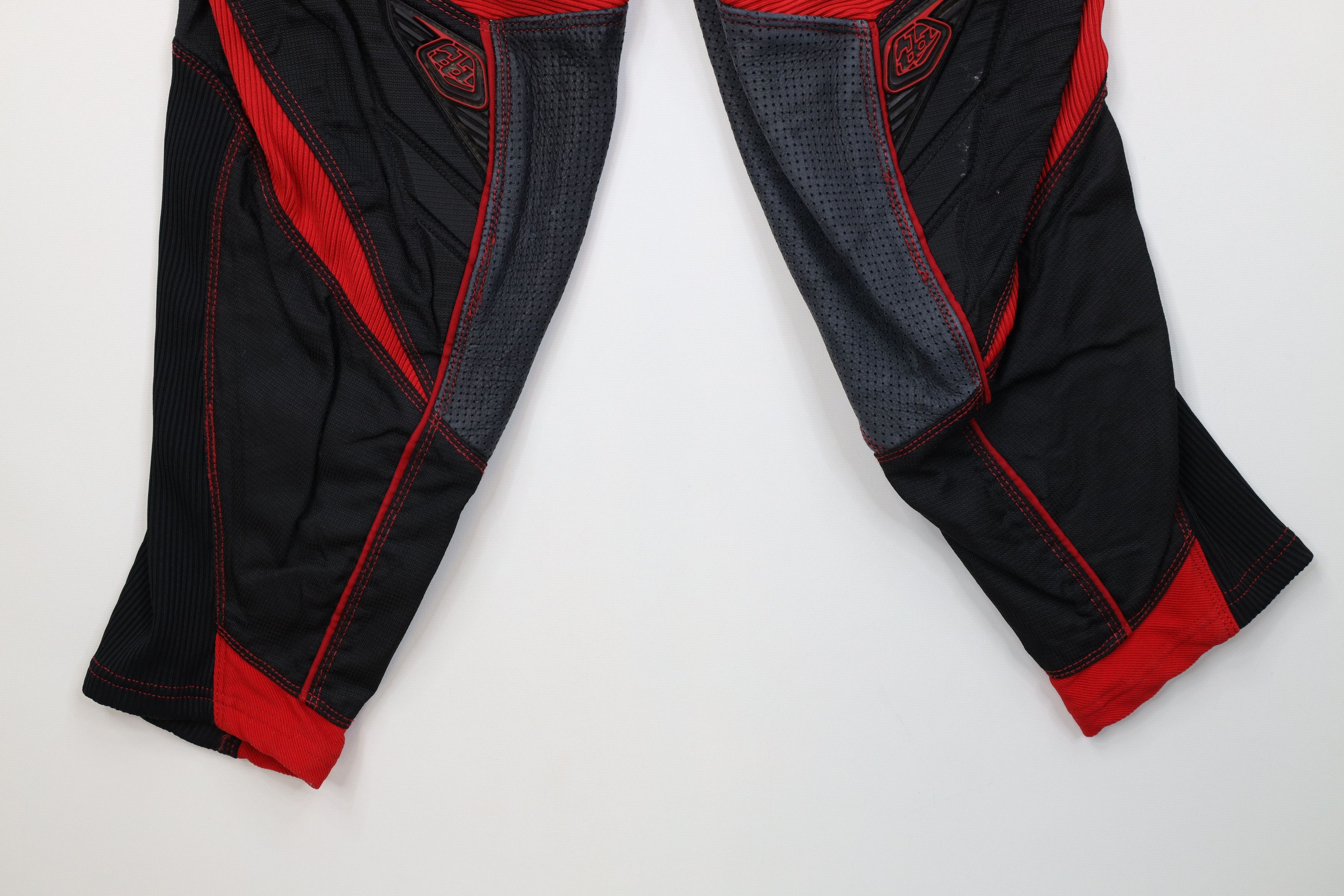 Vintage Troy Lee Designs Motocross Racing Riding Pants Black Red Size US 32 / EU 48 - 4 Thumbnail