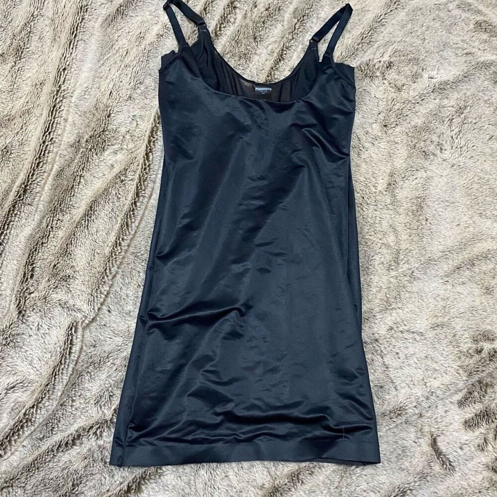Other Black Adjustable Strap Slip Dress | Sz 6 Size M / US 6-8 / IT 42-44 - 2 Thumbnail