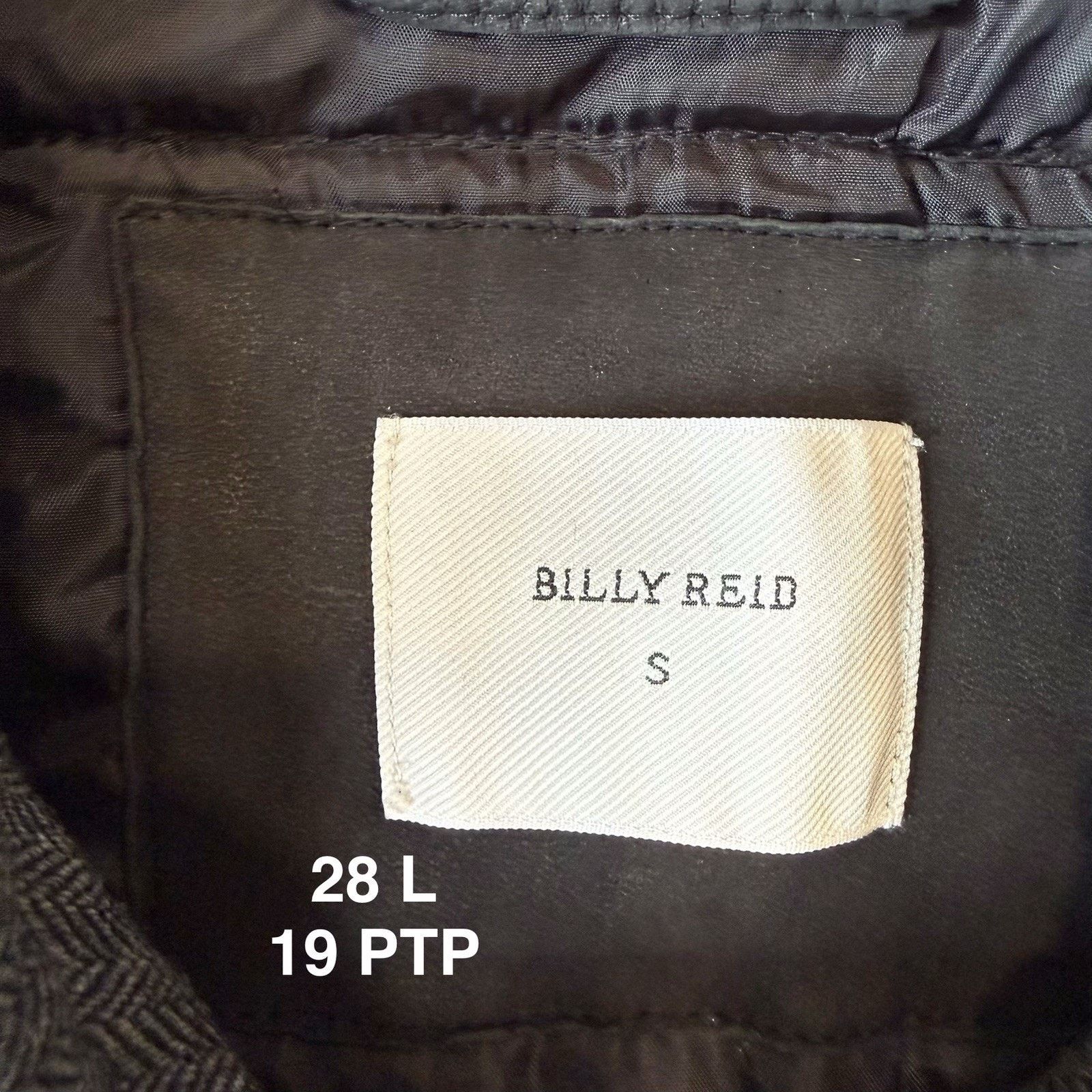 Billy Reid Billy Reid Shirt Jacket Small Gray Black Herringbone LS Size US S / EU 44-46 / 1 - 7 Thumbnail