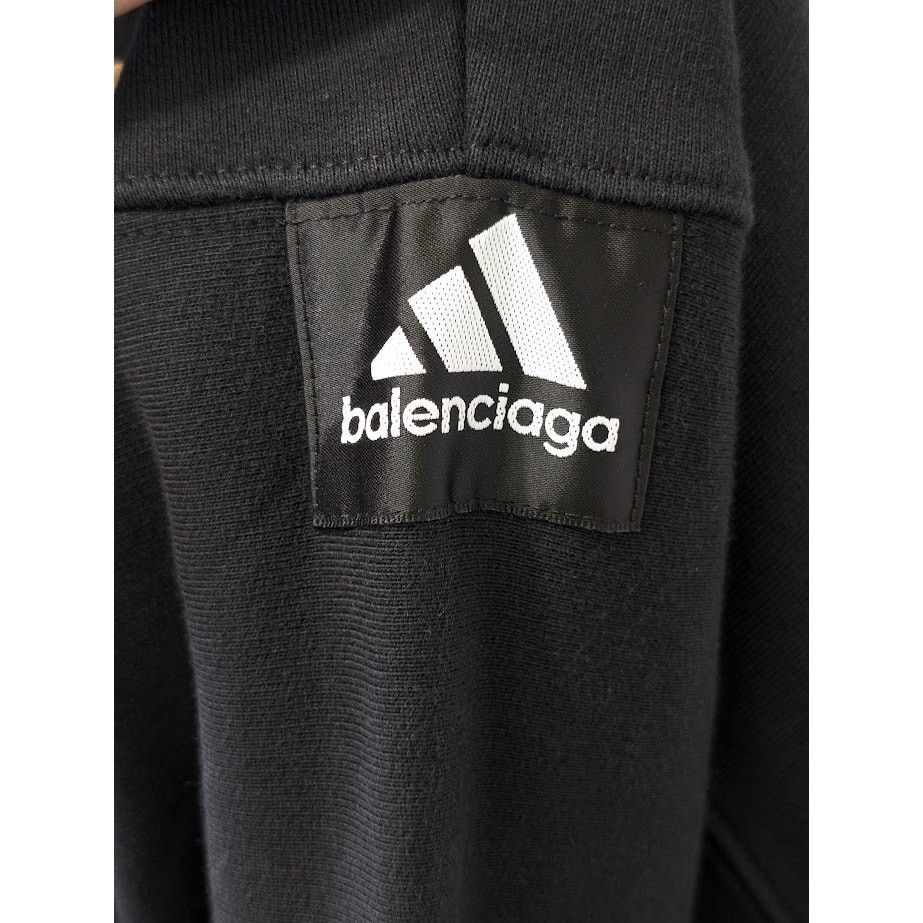 Adidas × Balenciaga o1rshd1 Sweatshirts in Black Size US L / EU 52-54 / 3 - 9 Thumbnail