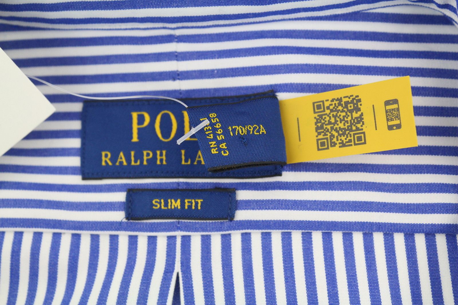 Ralph Lauren CORE REPLEN S Stretch Custom Fit Striped Button Down 87015 Size US S / EU 44-46 / 1 - 7 Thumbnail