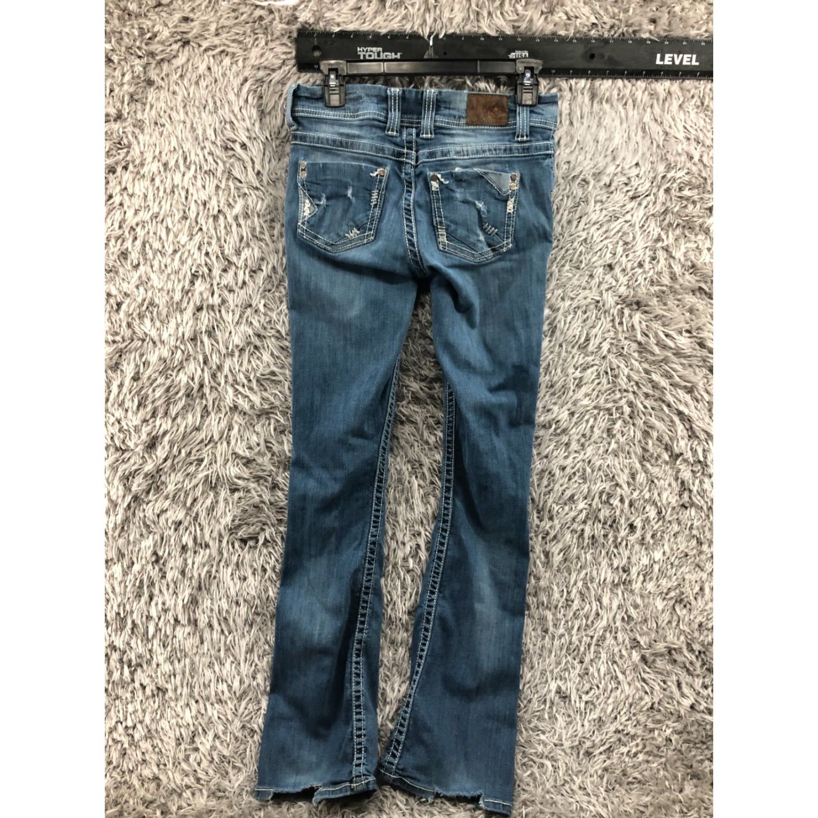BKE BKE Culture Bootcut Jeans Womens 28 Long Medium Wash Blue Denim Size 28" / US 6 / IT 42 - 6 Thumbnail