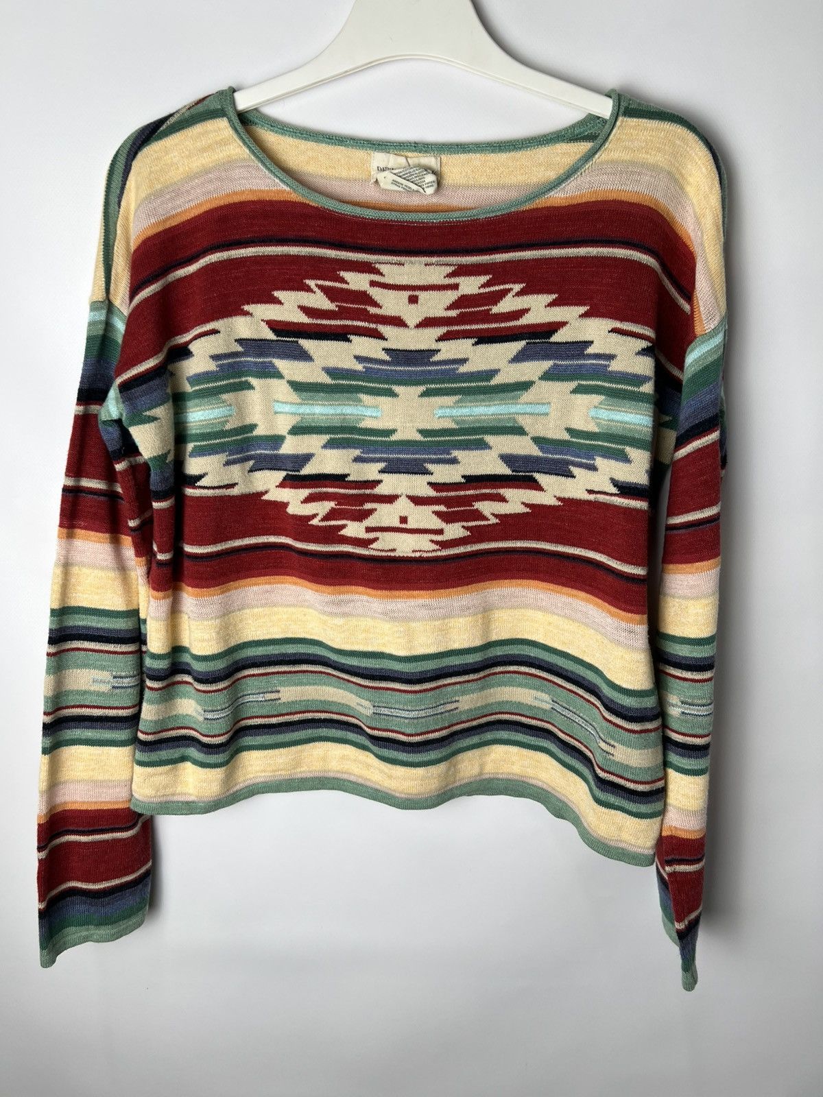 Vintage DENIM SUPPLY RALPH LAUREN Aztec Linen Long sleeve