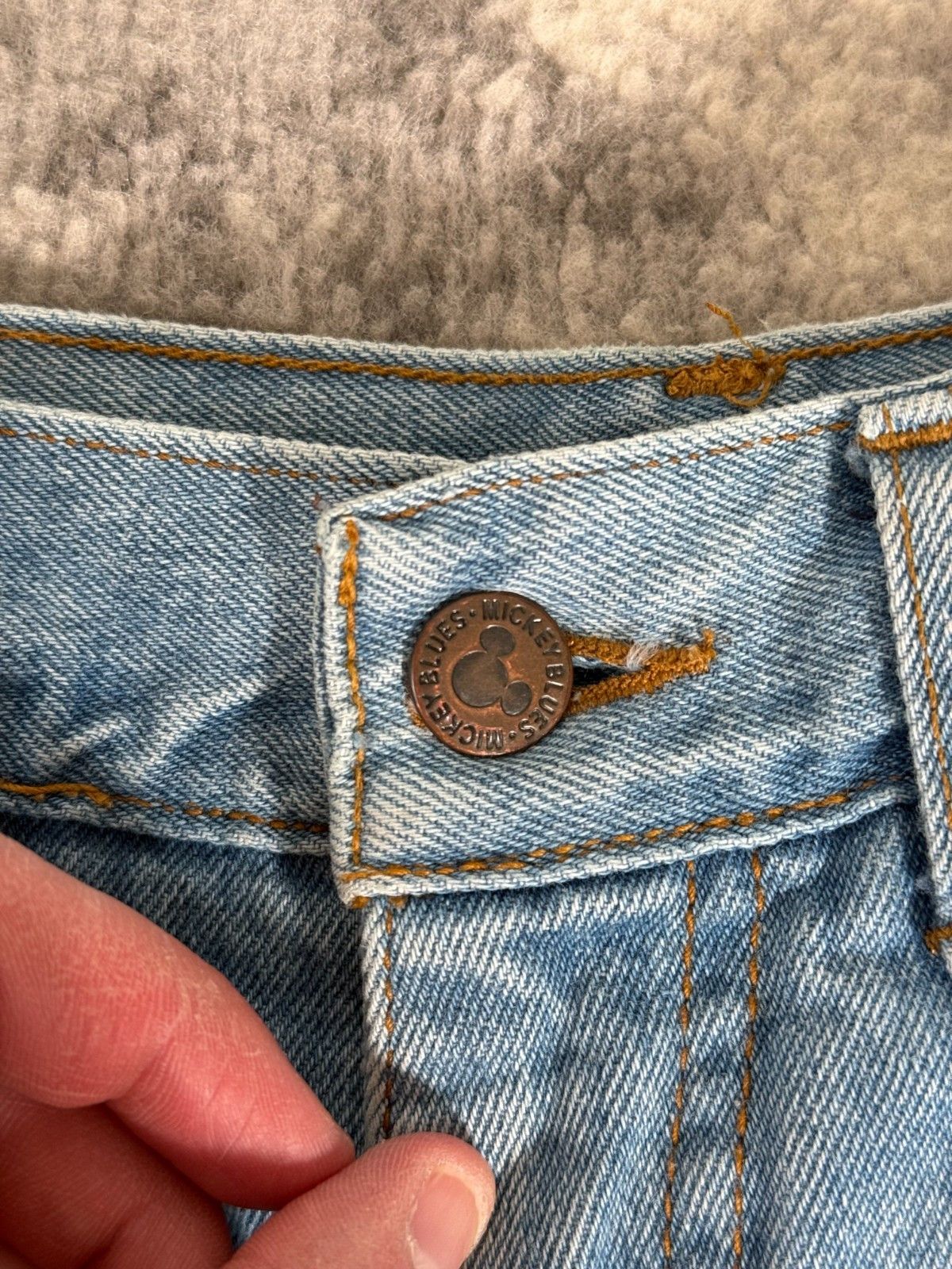Disney Vintage 80s Disney Mickey Blues Western Mommy Denim Jeans Size 26" / US 2 / IT 38 - 4 Thumbnail