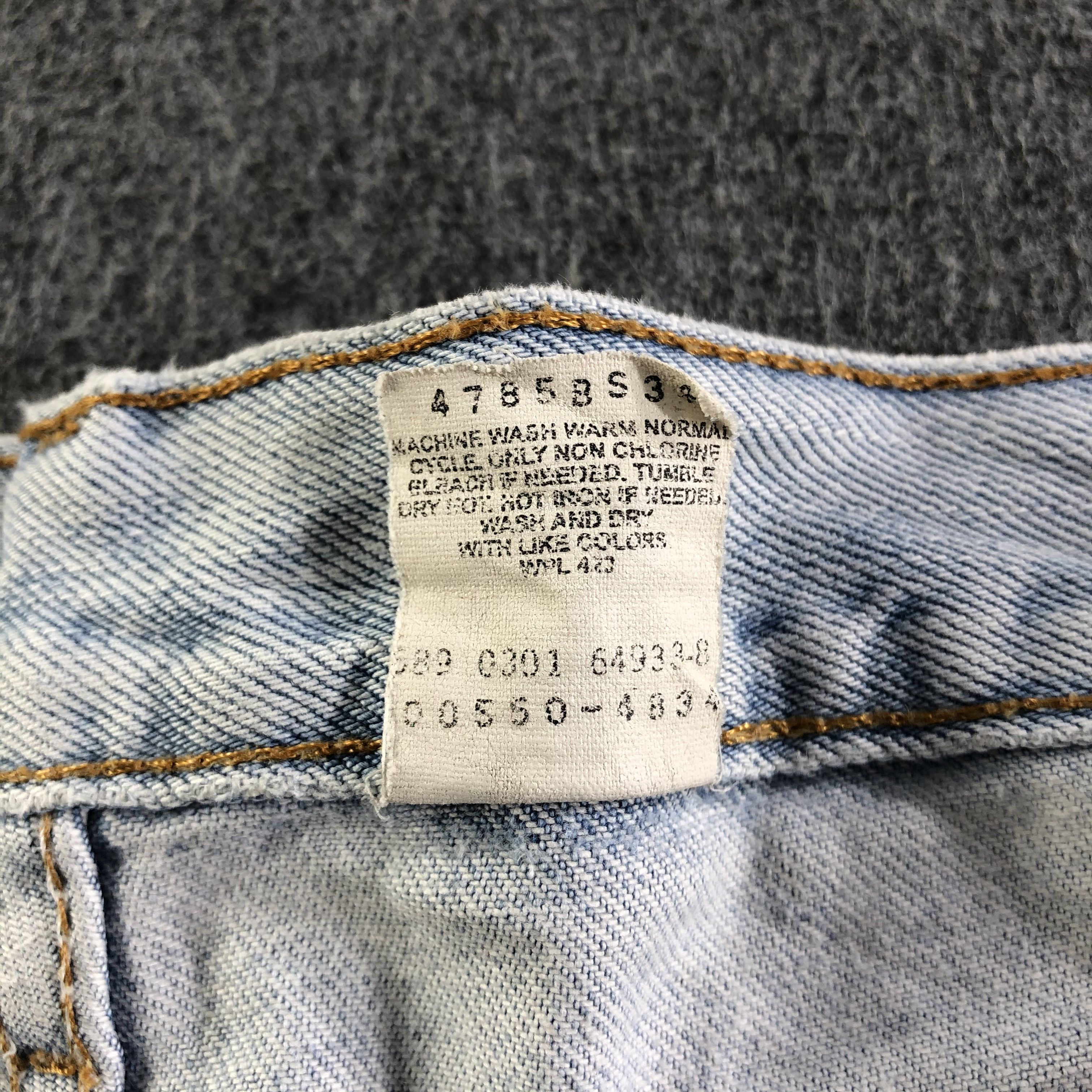 Levi's 90s Vintage Light Wash Levis 550 Jeans-J4257 Size US 38 / EU 54 - 13 Thumbnail