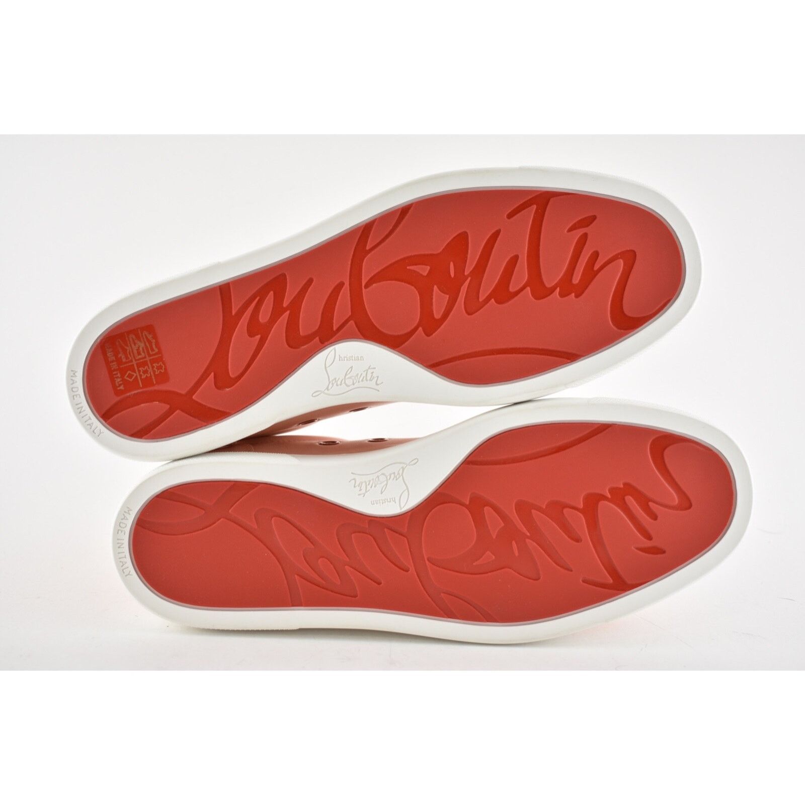 Christian Louboutin Christian Louboutin Vieira Pink Leather Flat Sneakers Size US 4 / IT 34 - 12 Thumbnail